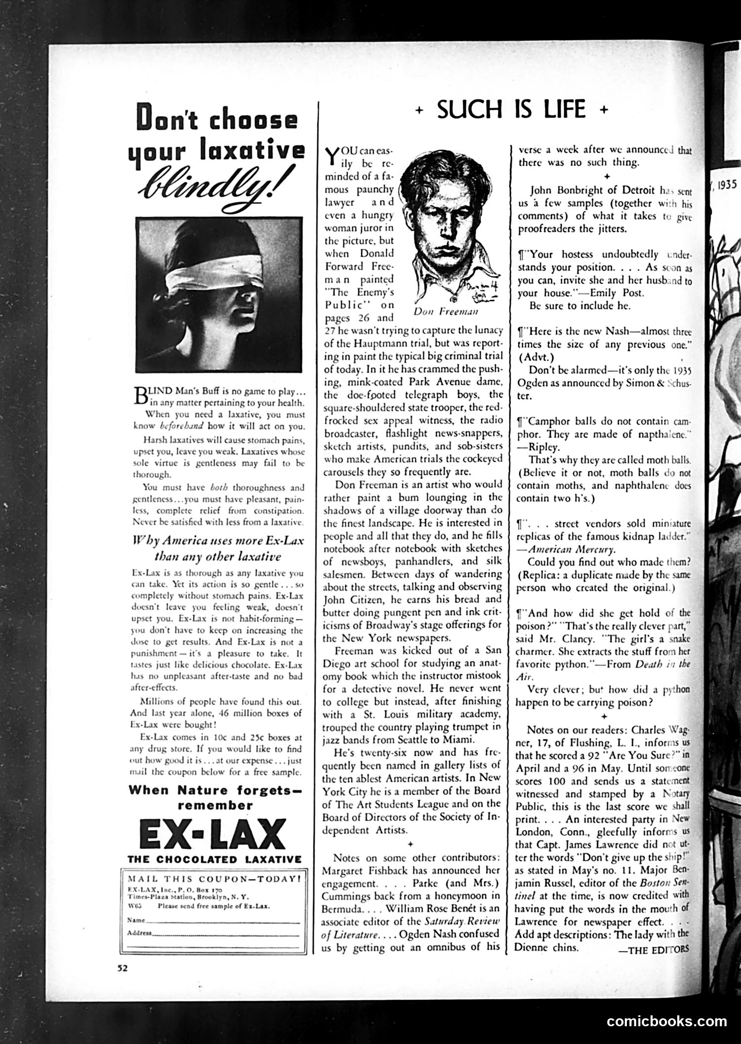 Life — June 1935 — page 54 of 54