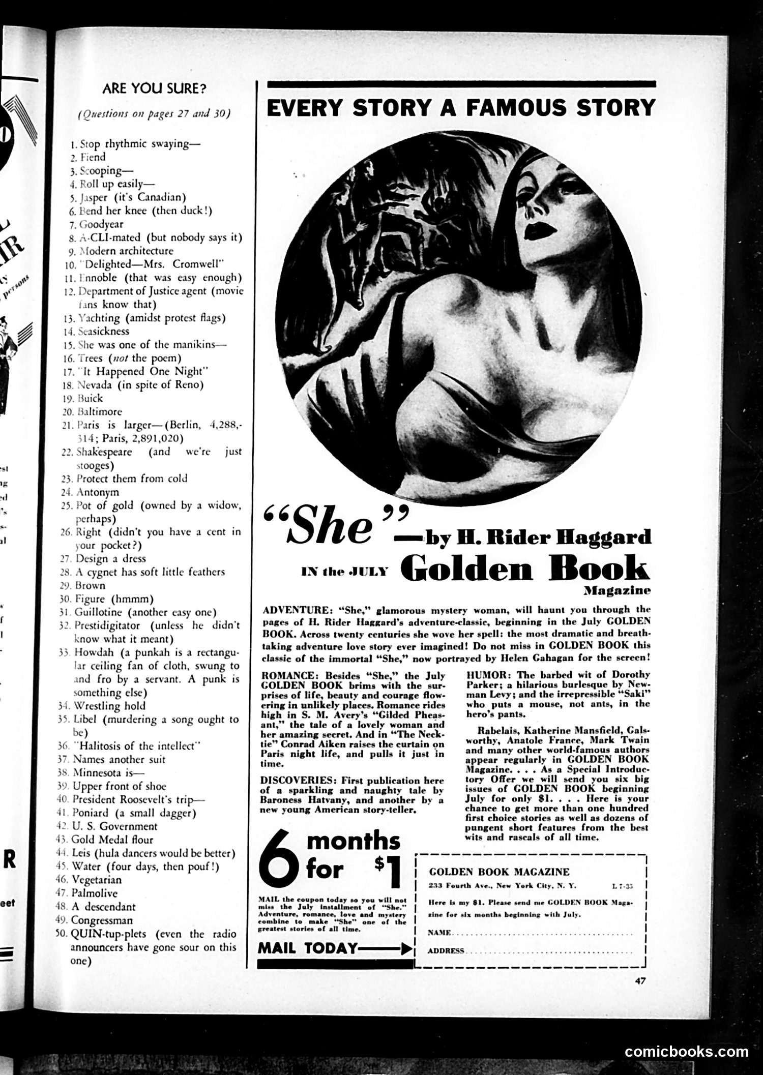 Life — July 1935 — page 49 of 50