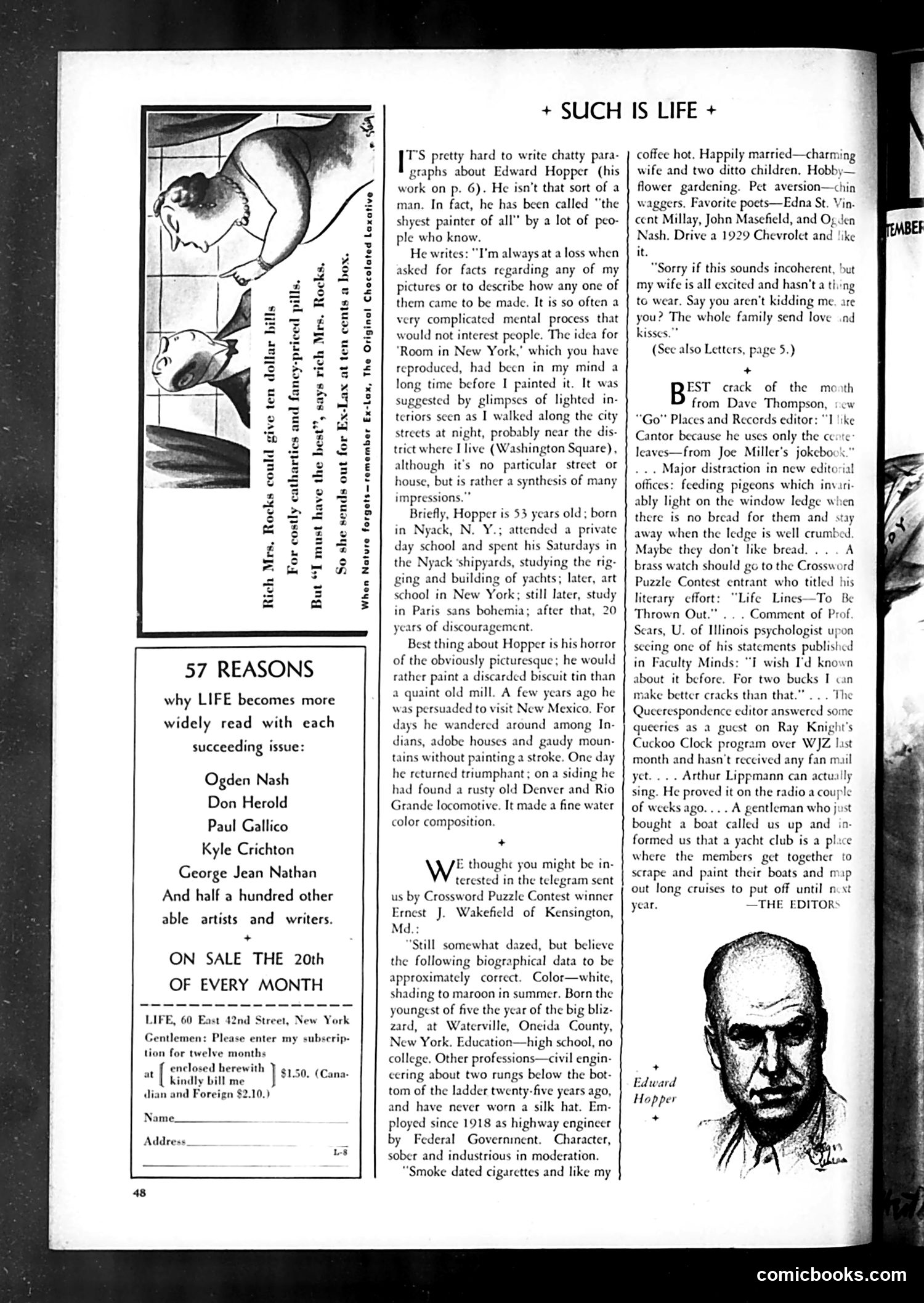 Life — August 1935 — page 50 of 50