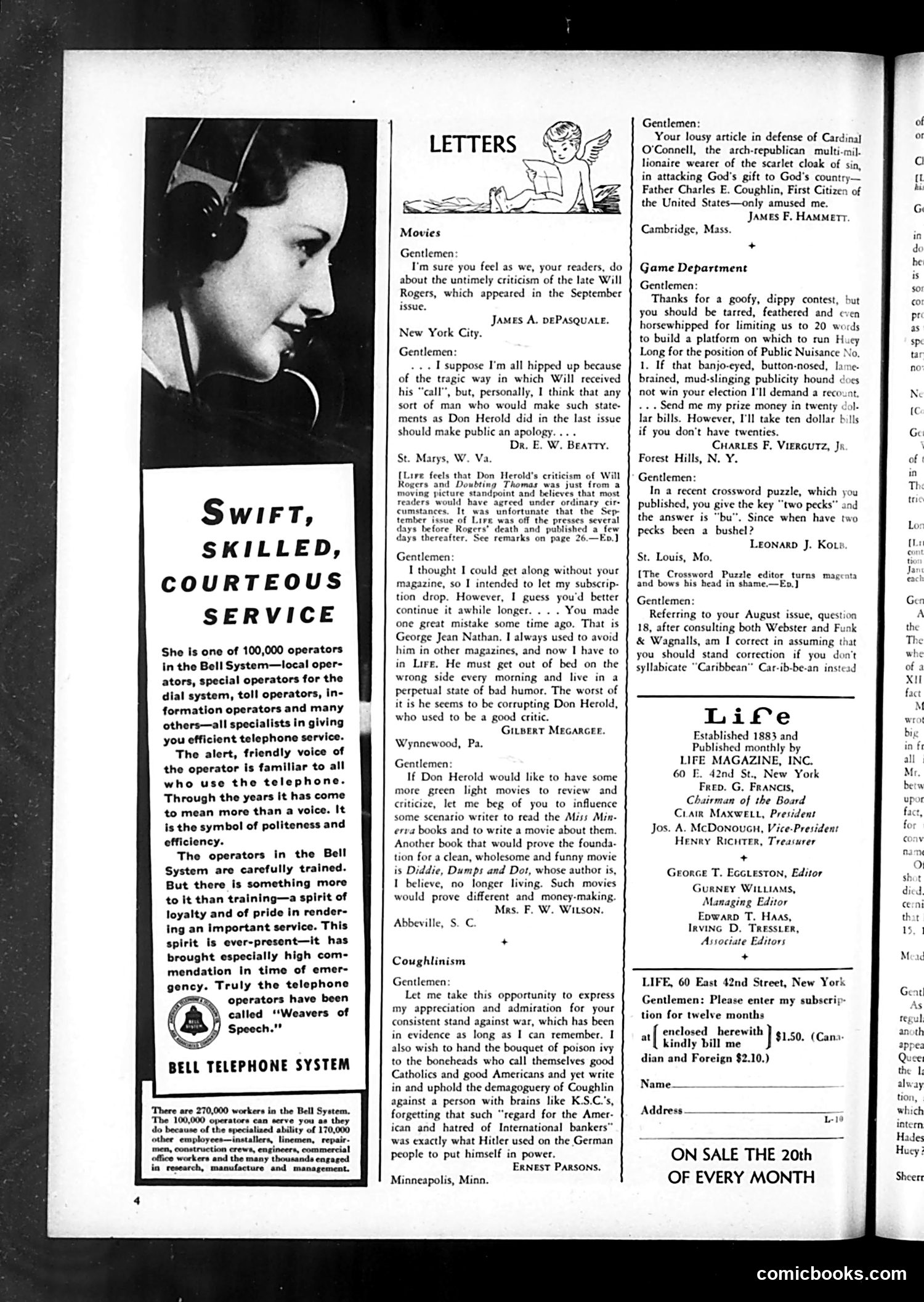 Life — October 1935 — page 6 of 50