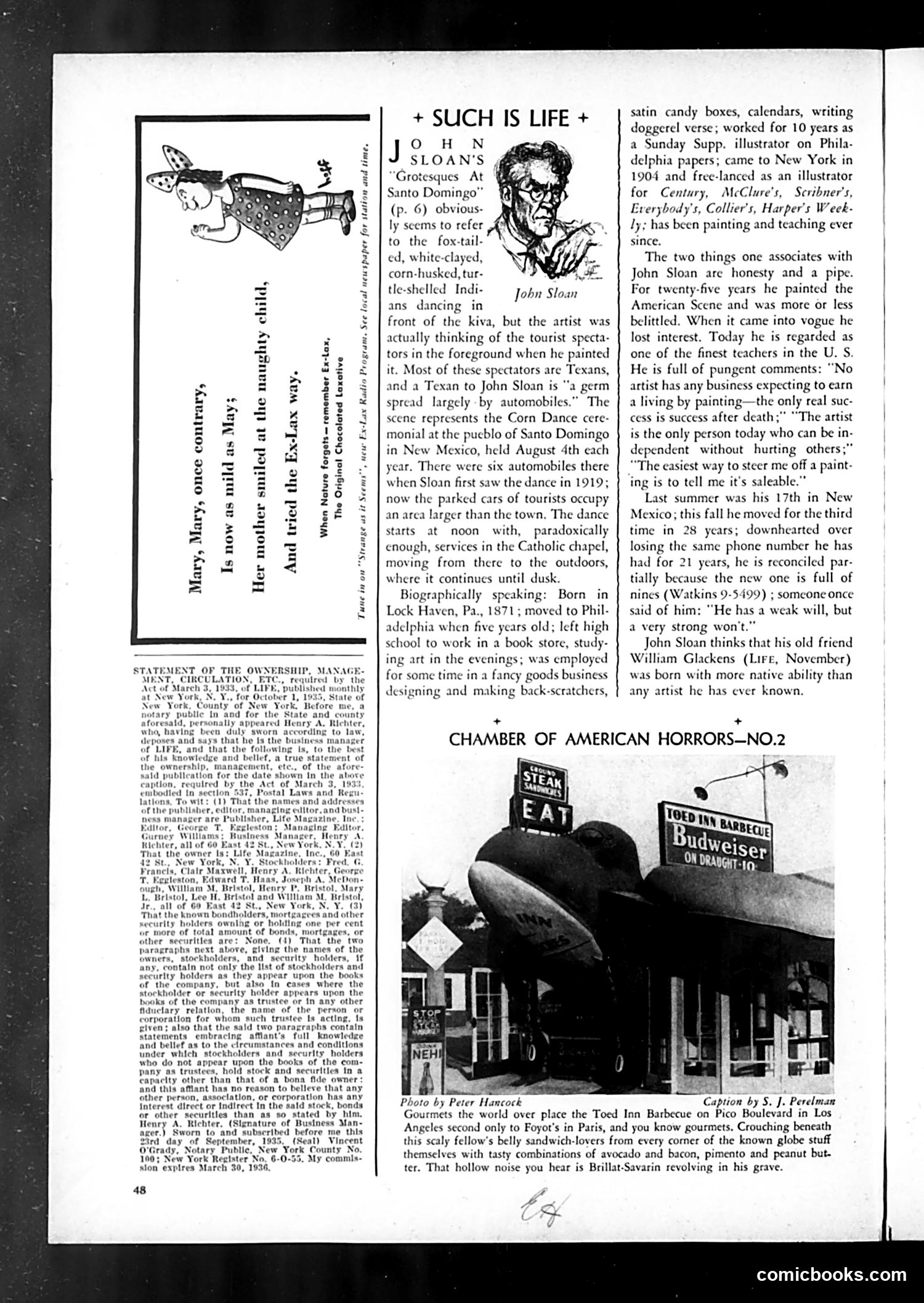 Life — December 1935 — page 50 of 51