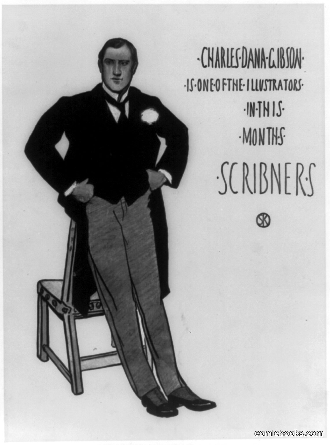 Charles Dana Gibson Is One of the Illustrators in This Month's Scribners