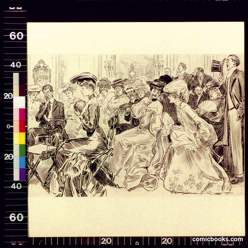 Studies in Expression: At a Fashionable Funeral