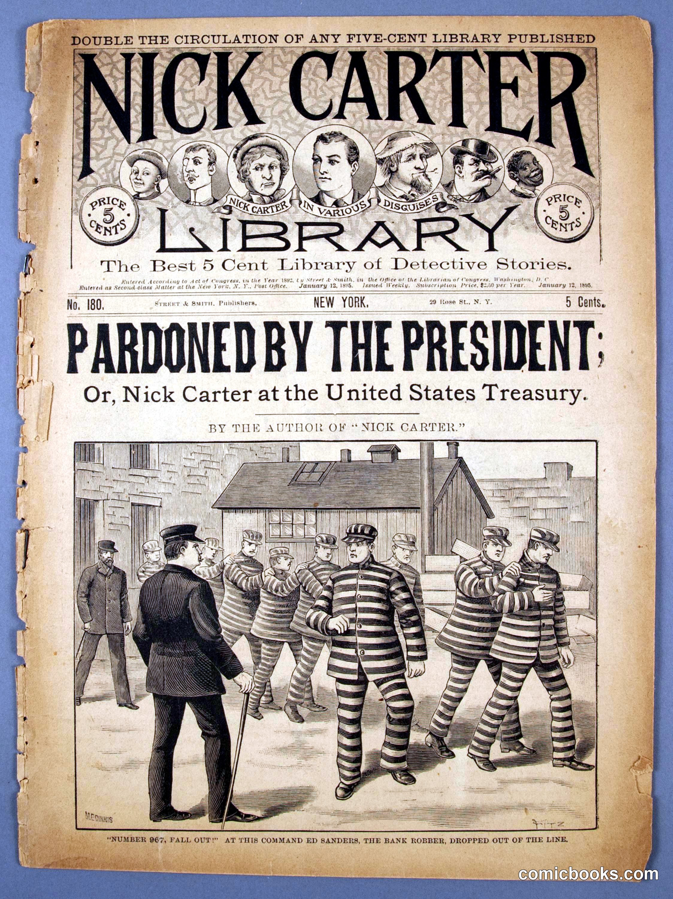 Pardoned by the President; or, Nick Carter at the United States Treasury