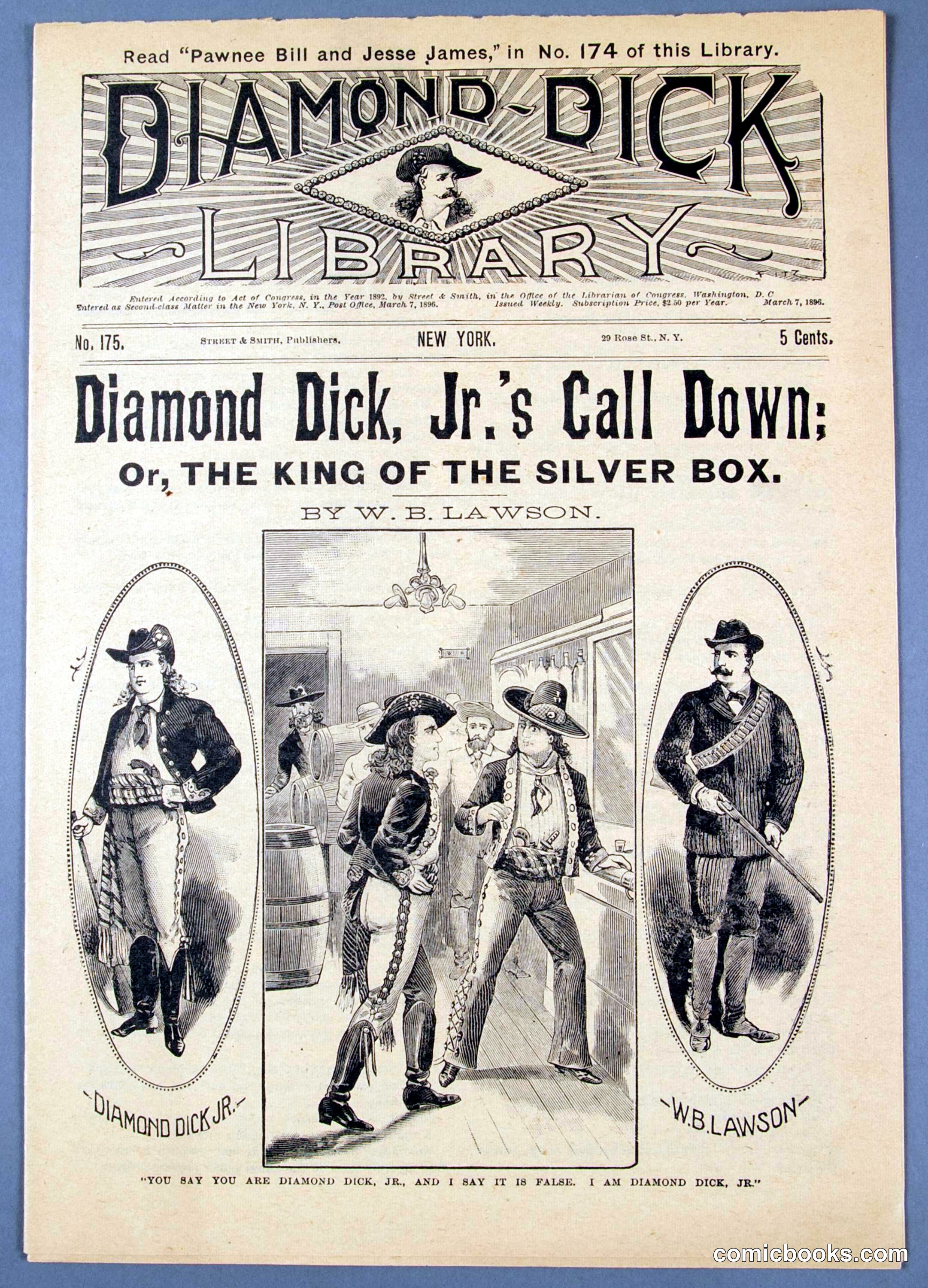 Diamond Dick, Jr.'s Call Down; or, The King of the Silver Box