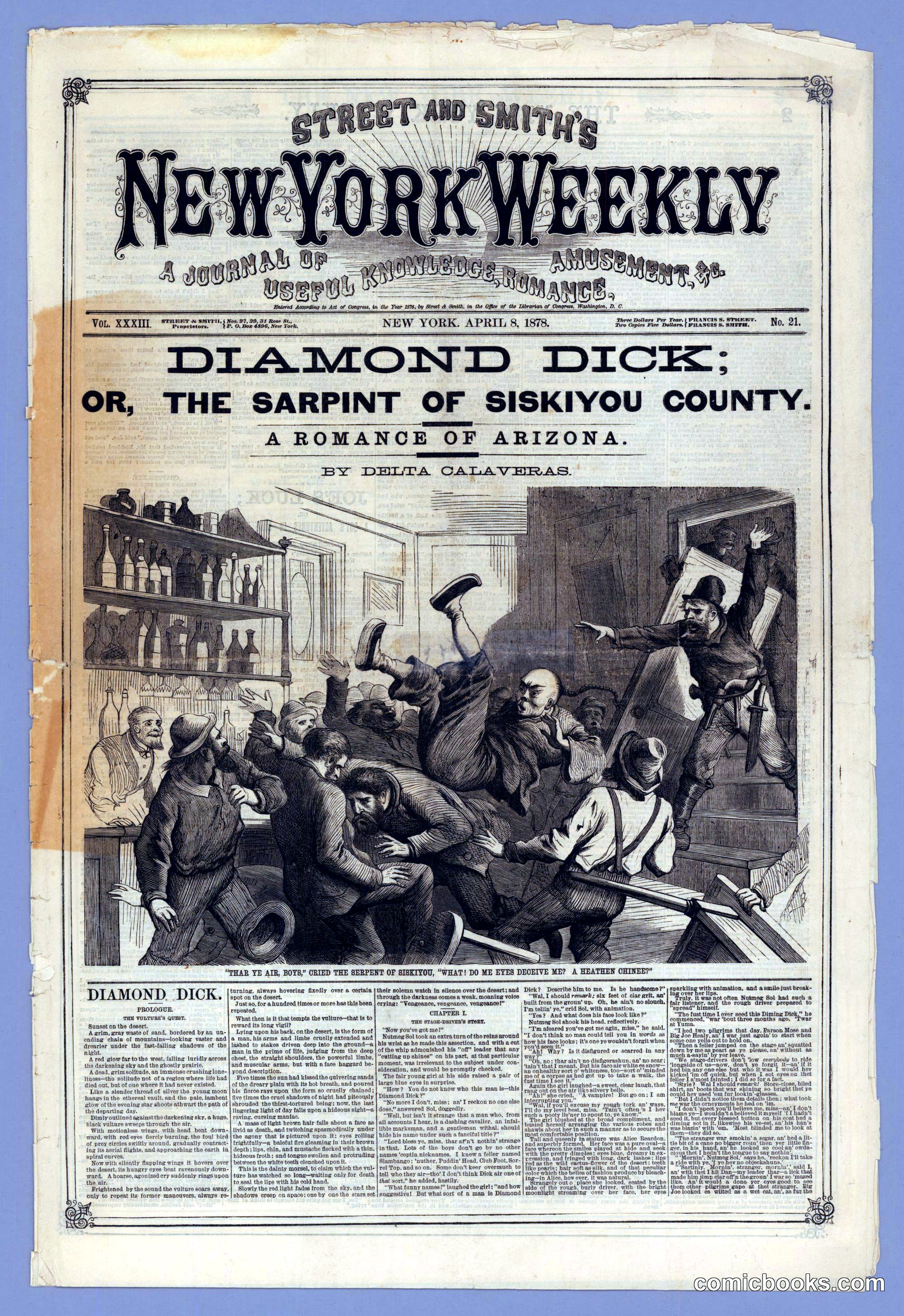 Street & Smith's New York Weekly: Diamond Dick