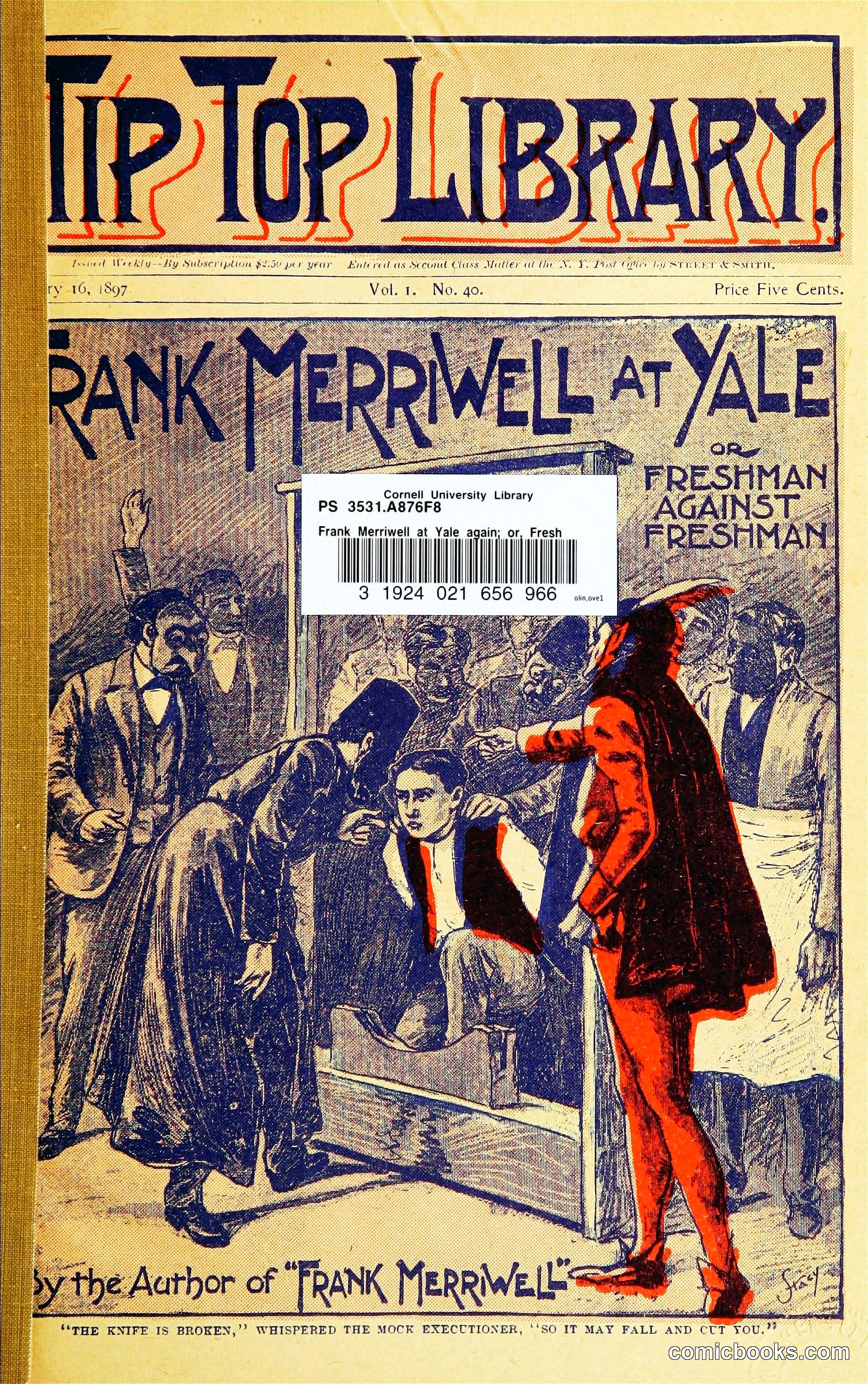 Frank Merriwell at Yale Again; or, Freshmen against Freshmen