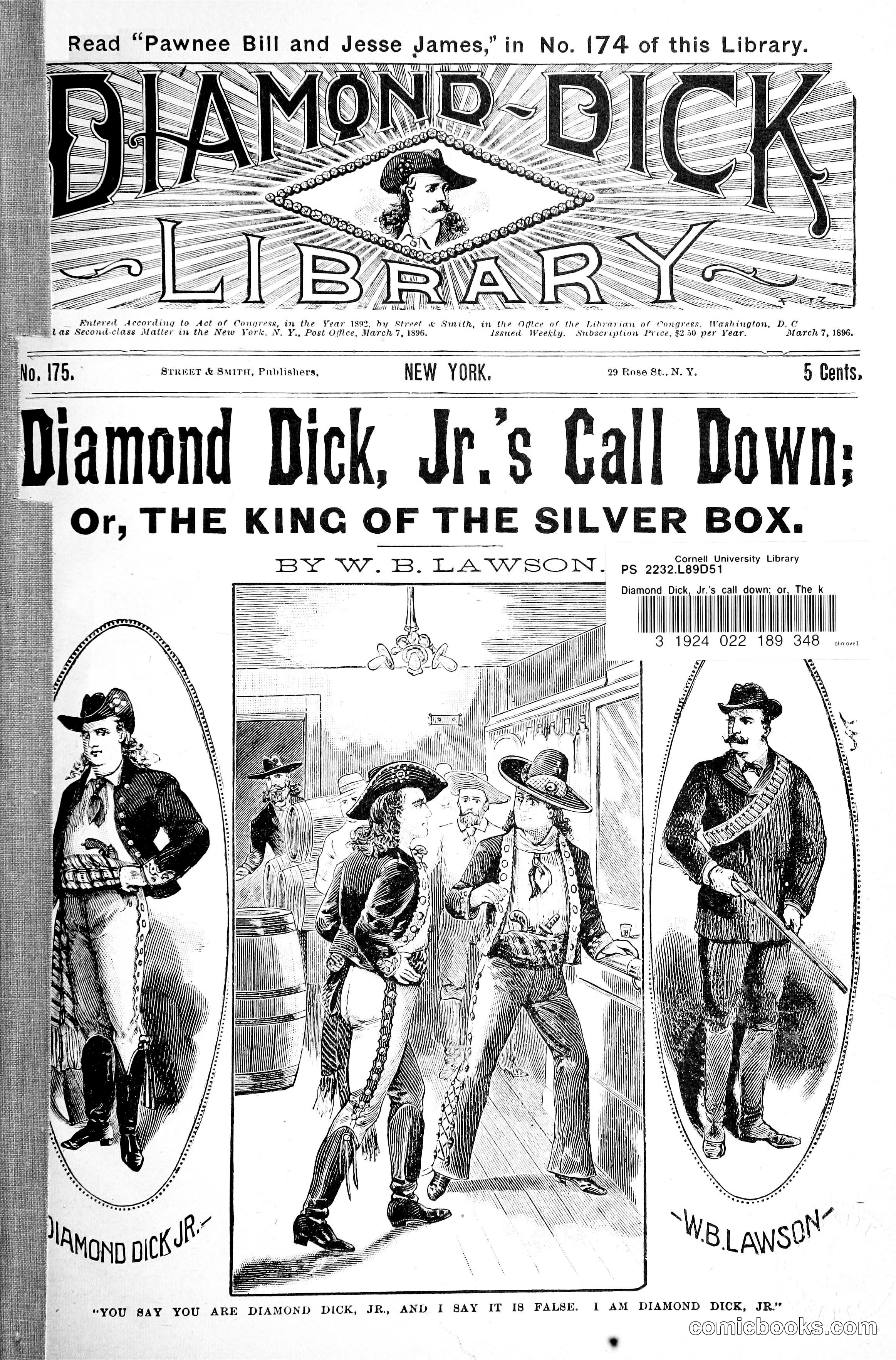 Diamond Dick, Jr.'s Call Down; or, The King of the Silver Box