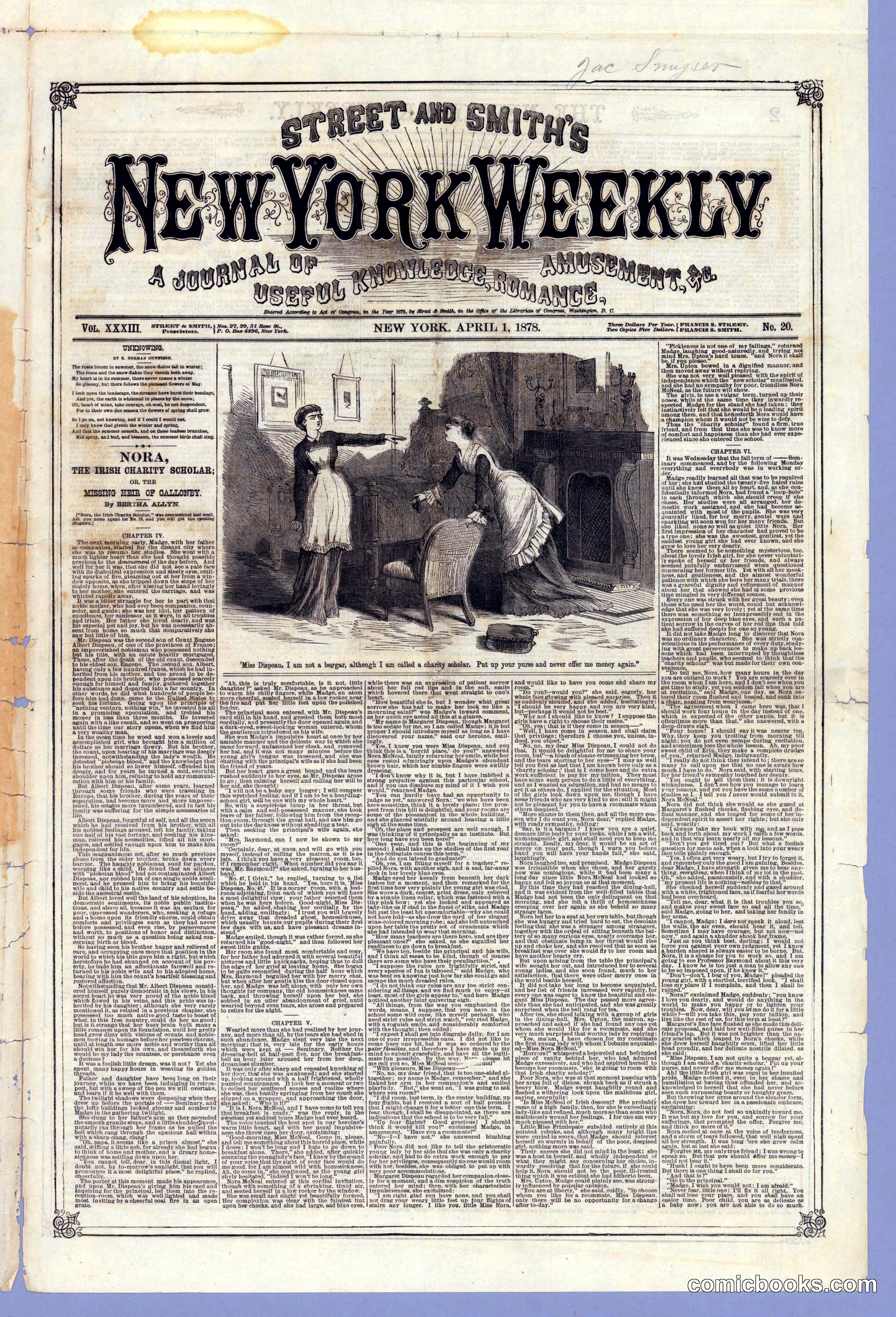 Street & Smith's New York Weekly