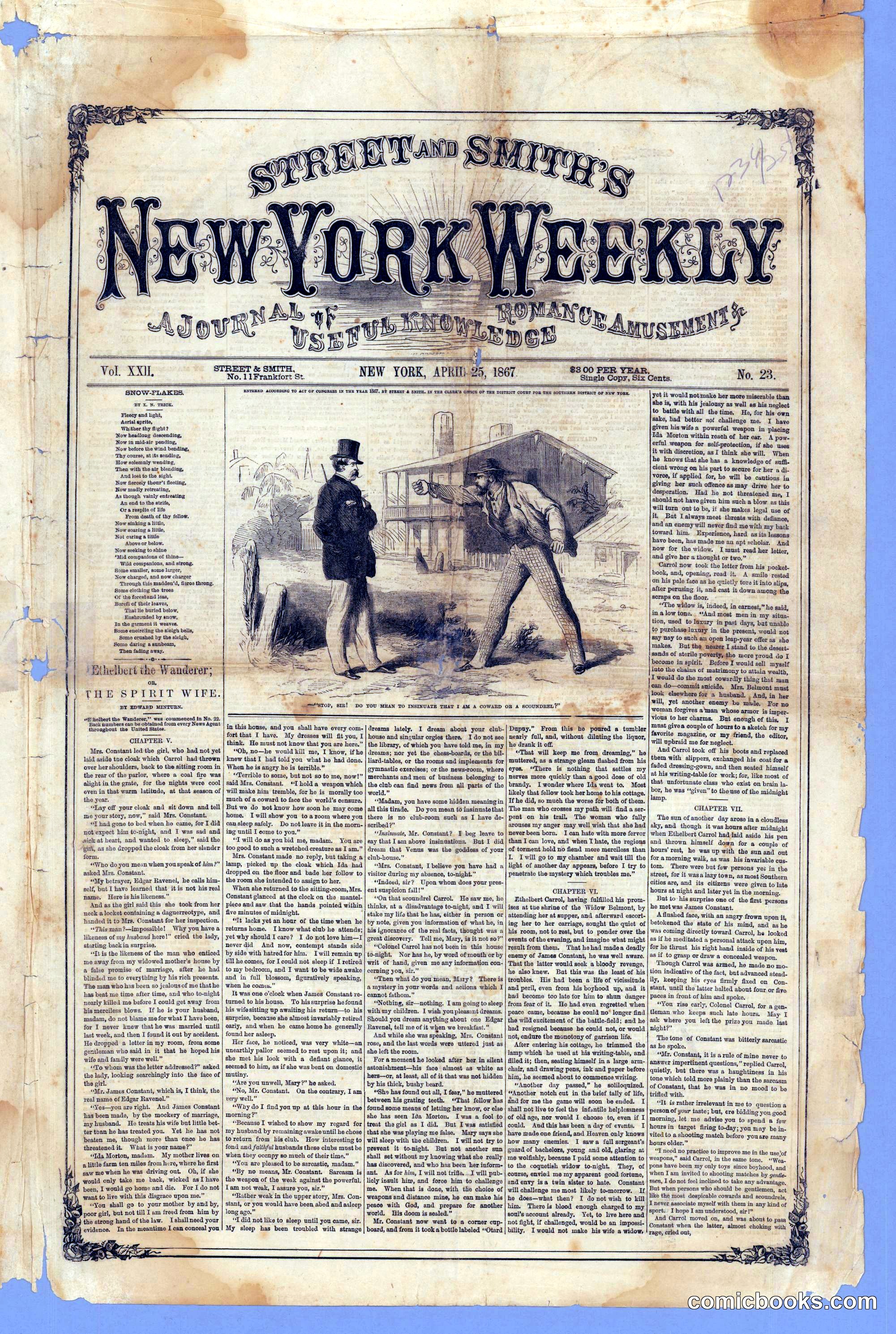 Street and Smith's New York Weekly