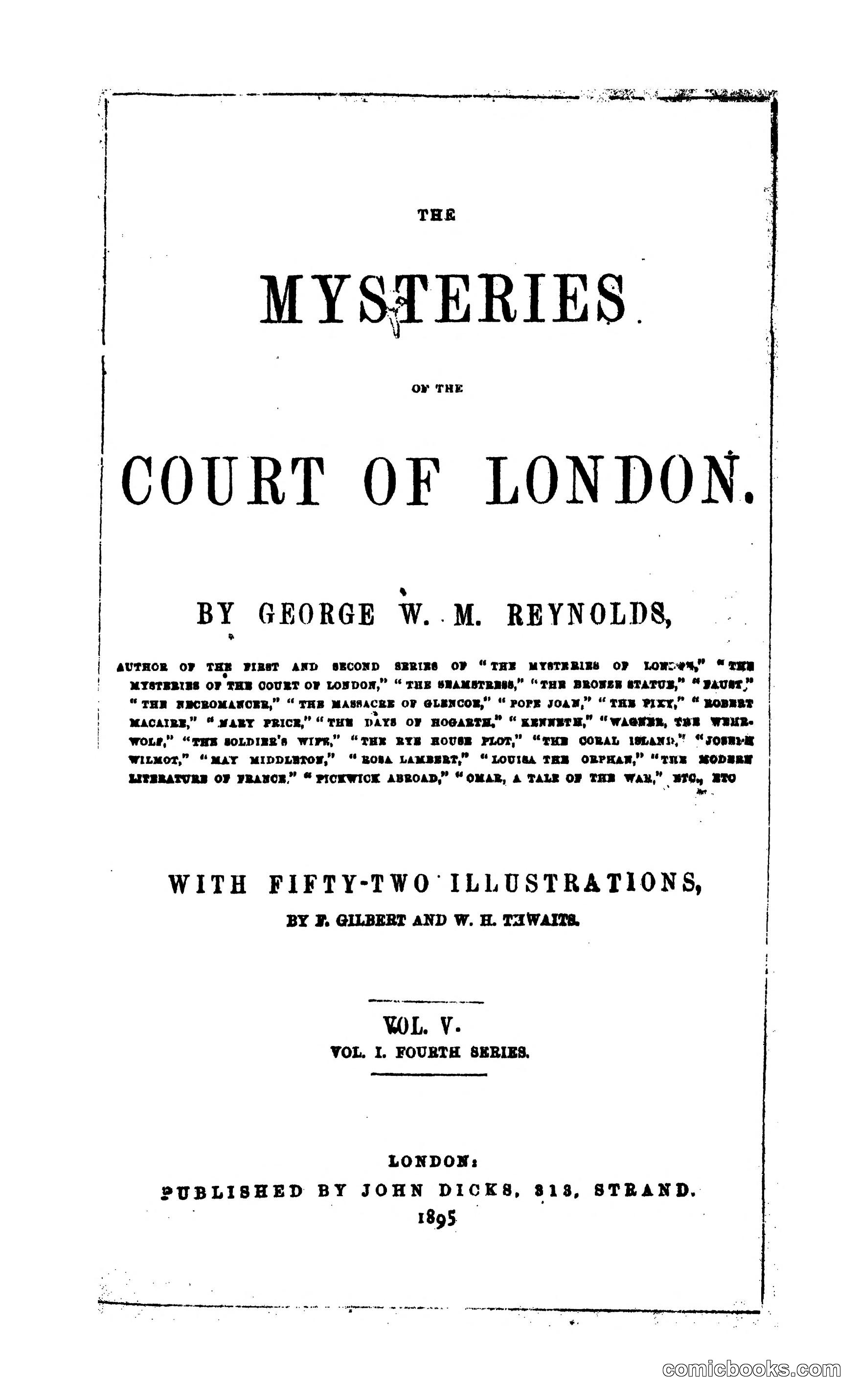 The Mysteries of the Court of London, Vol. 5