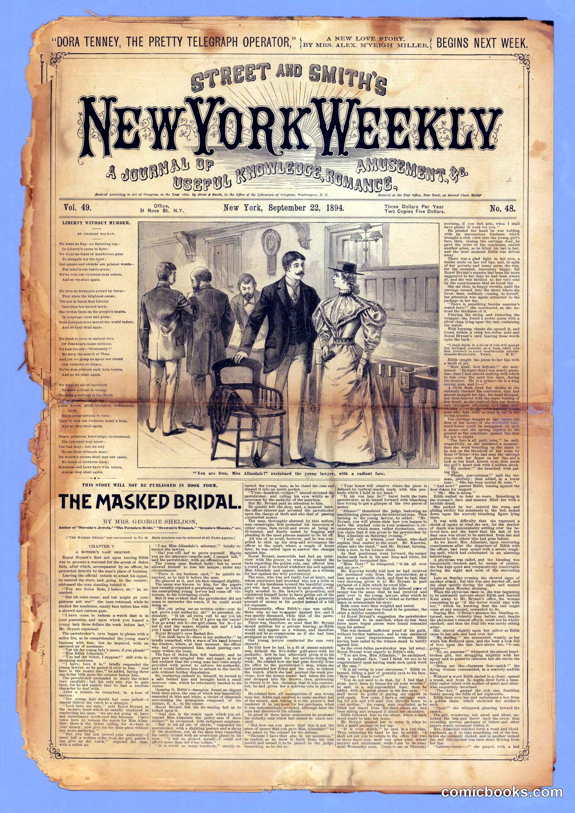 Street & Smith's New York Weekly