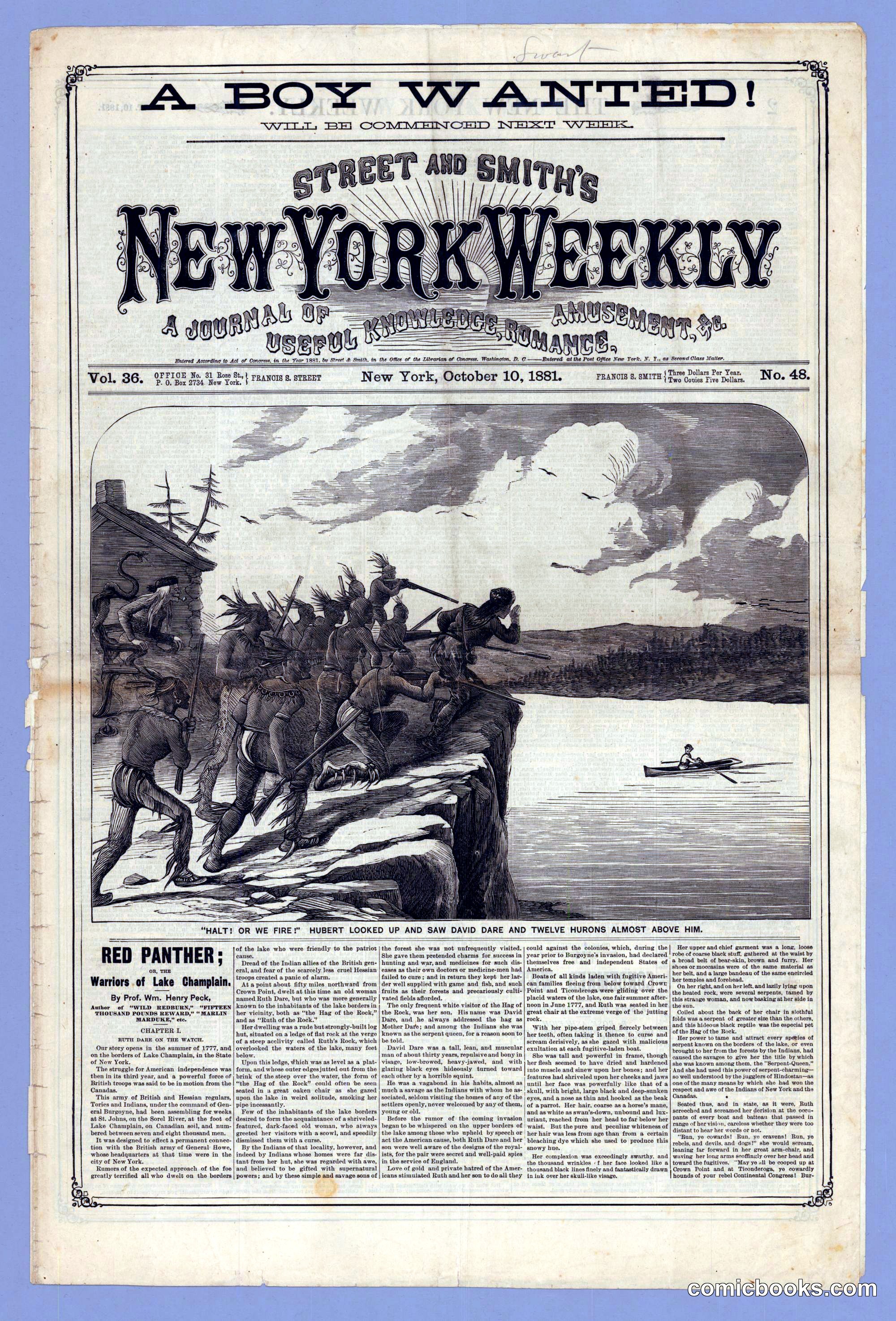 Street & Smith's New York Weekly