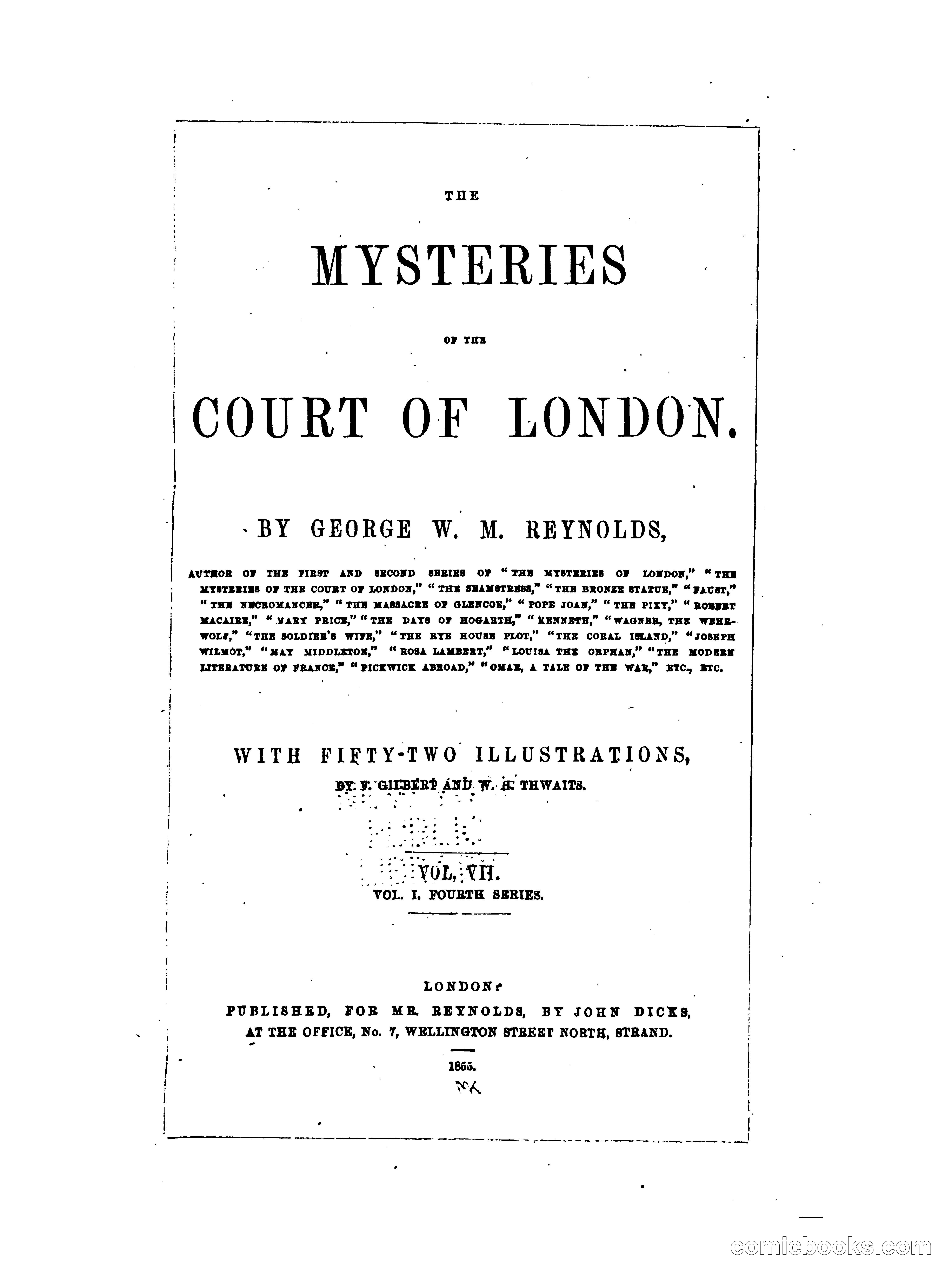 The Mysteries of the Court of London