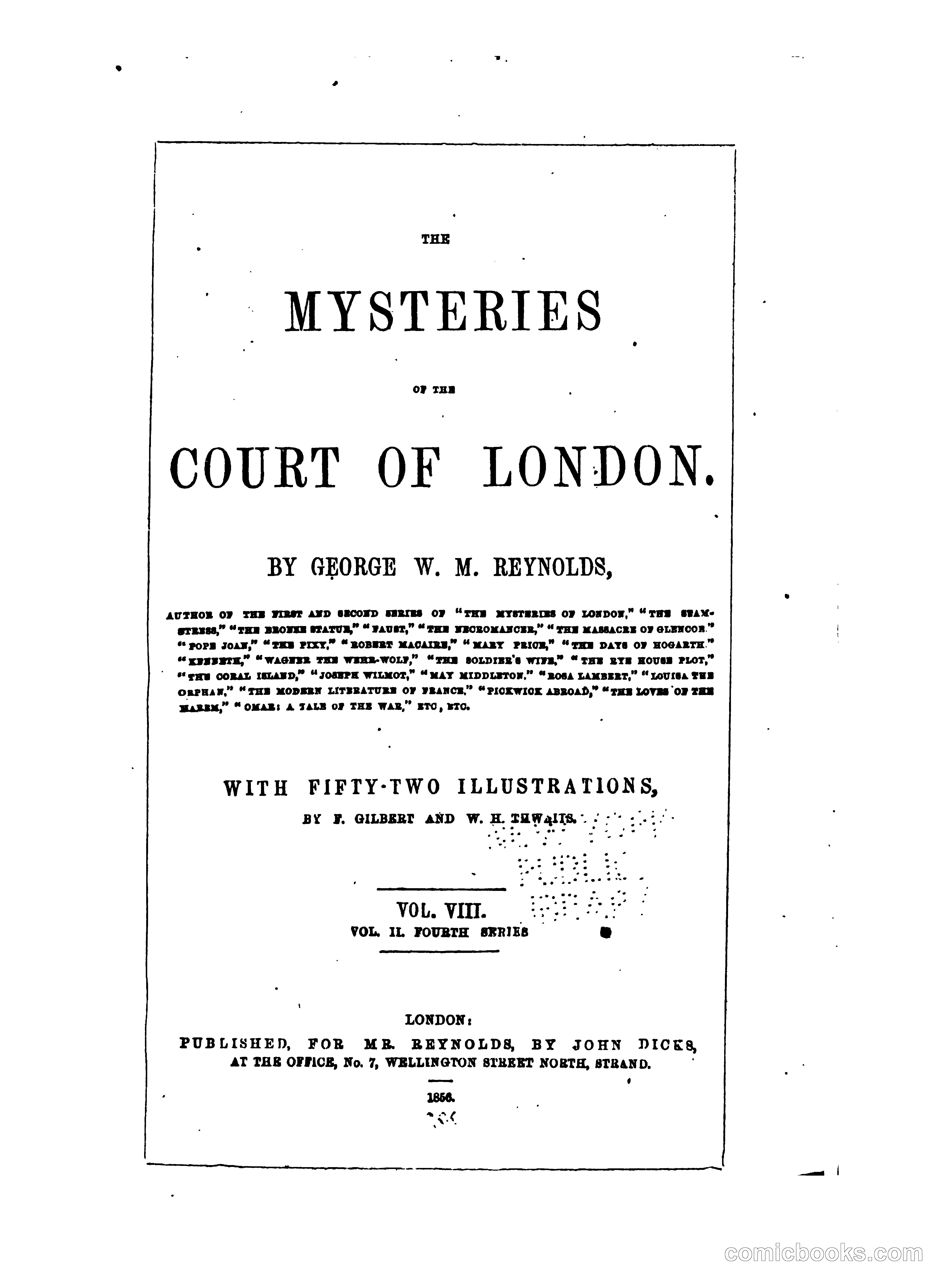 The Mysteries of the Court of London