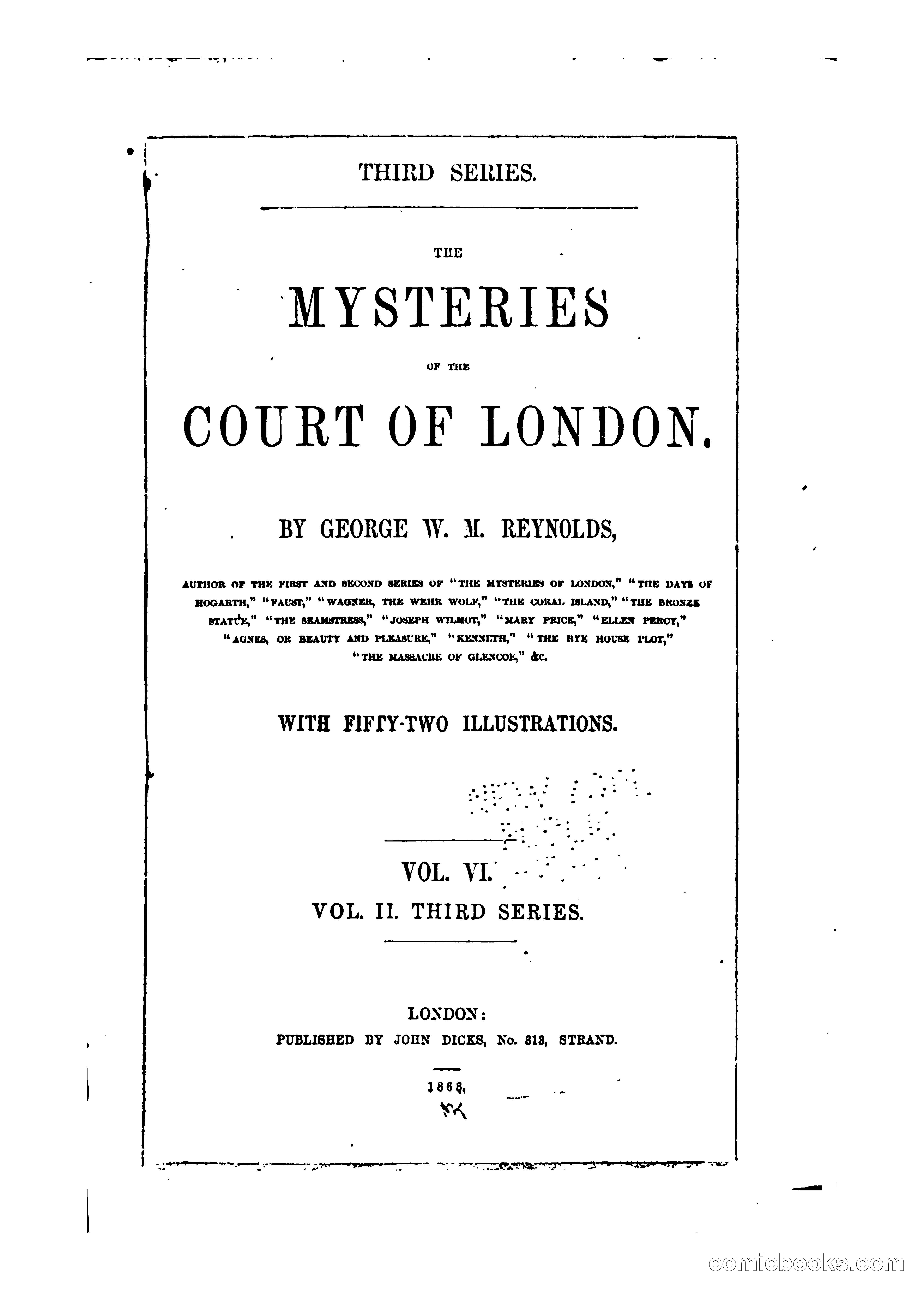 The Mysteries of the Court of London