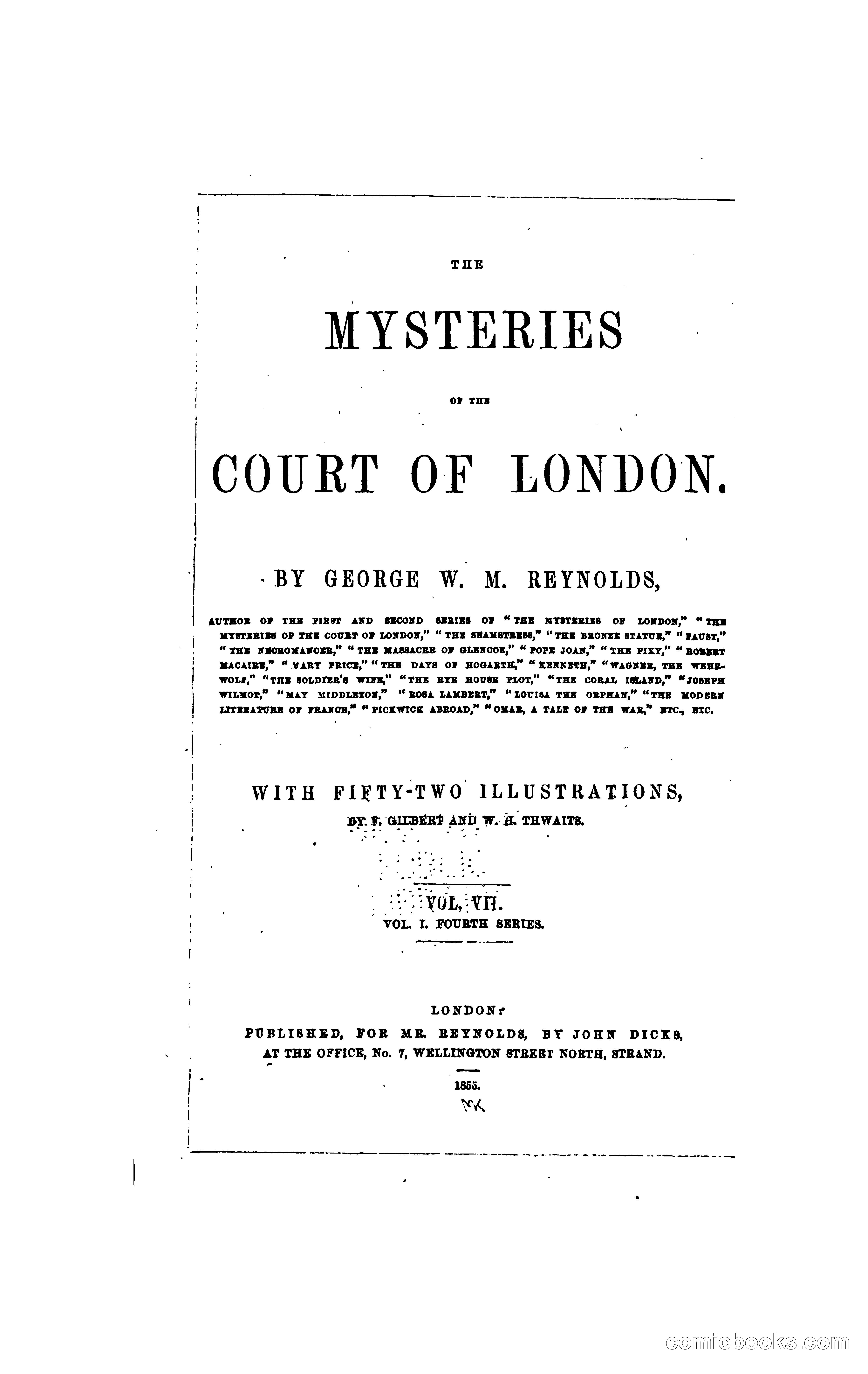 The Mysteries of the Court of London