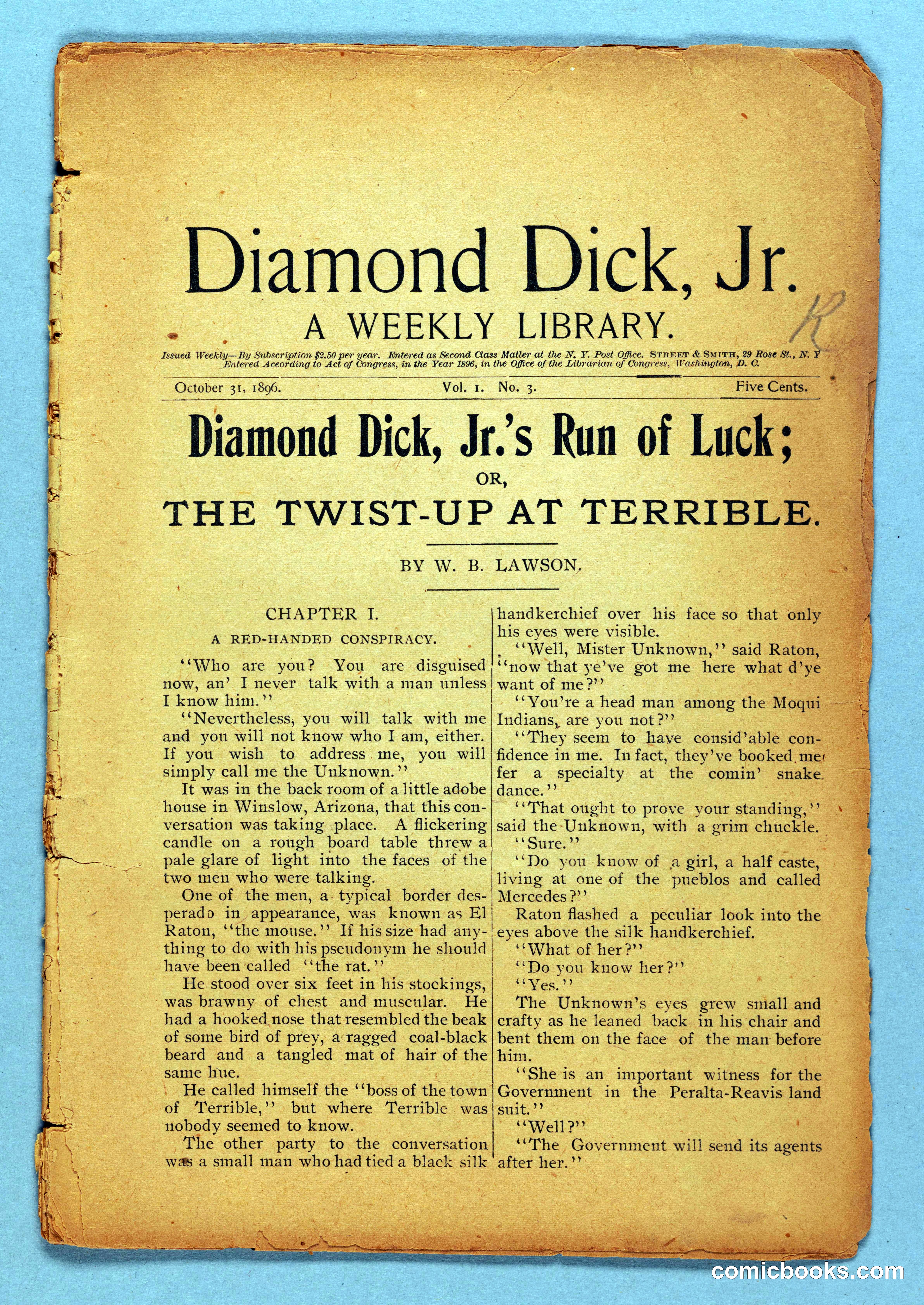 Diamond Dick, Jr.: A Weekly Library
