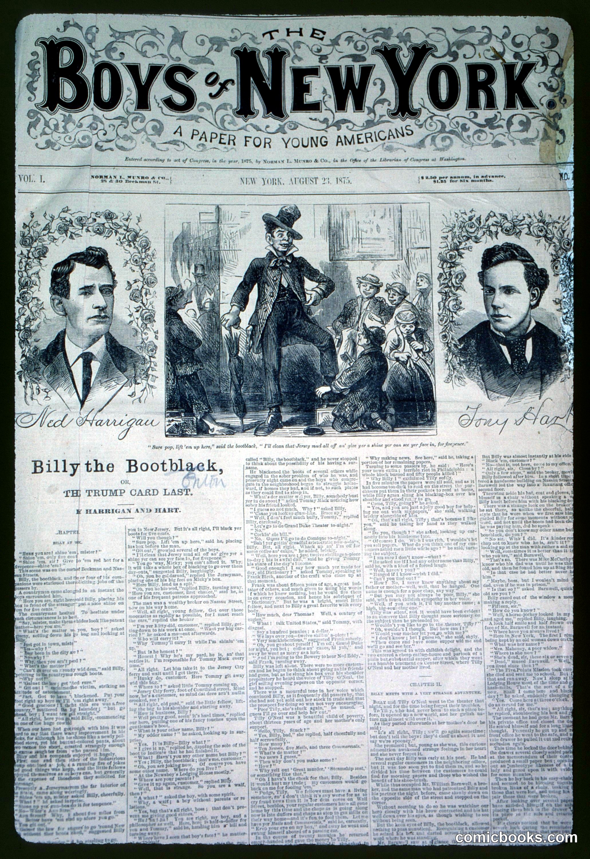 The Boys of New York: A Paper for Young Americans