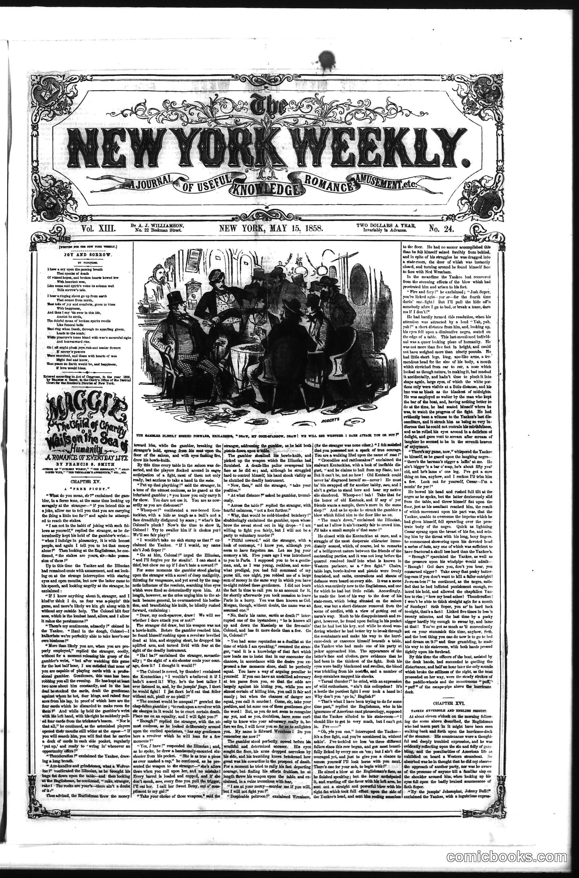The New York Weekly, Vol. XIII, No. 24