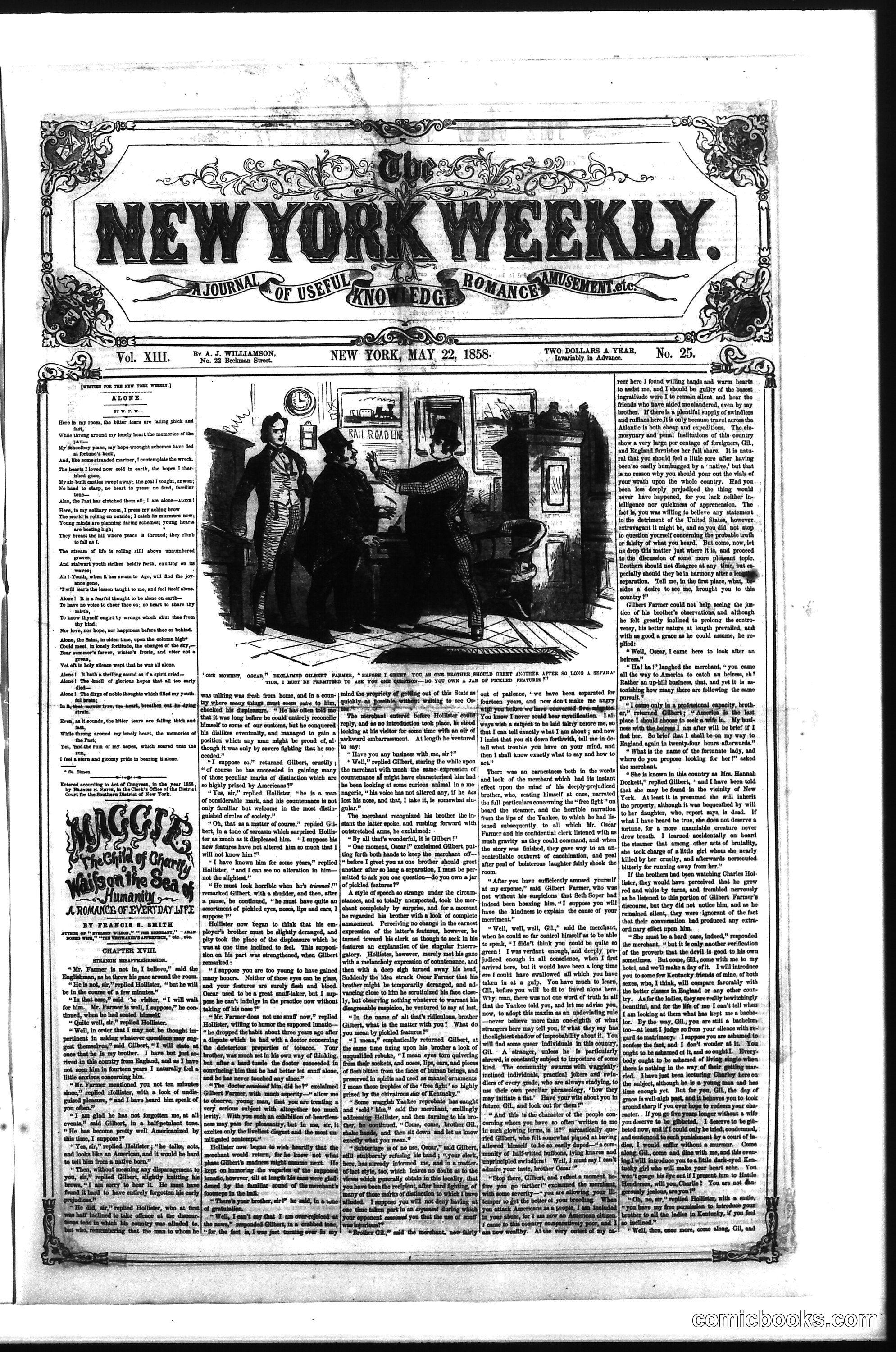 The New York Weekly (May 22, 1858)