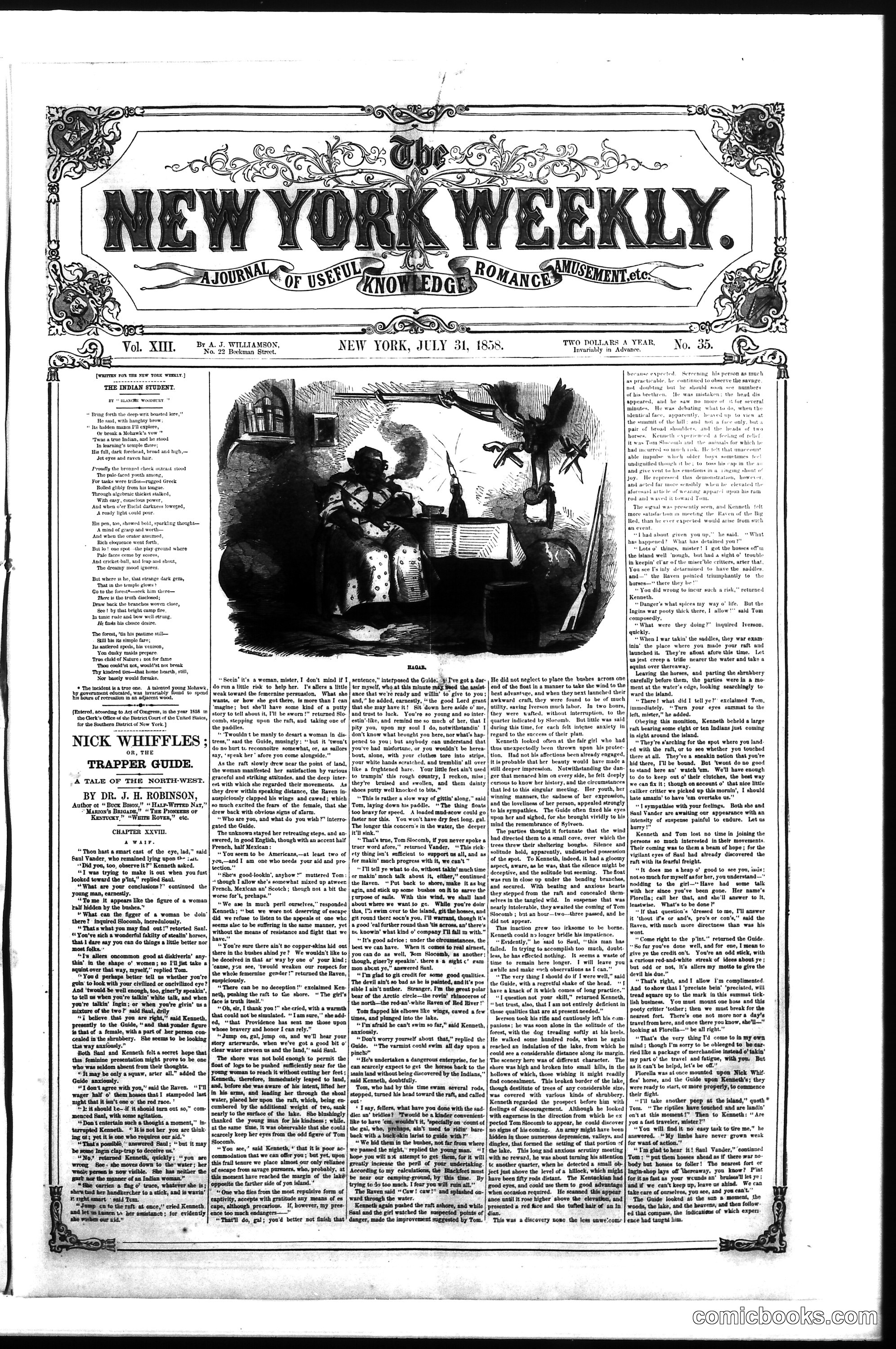 The New York Weekly (July 31, 1858)