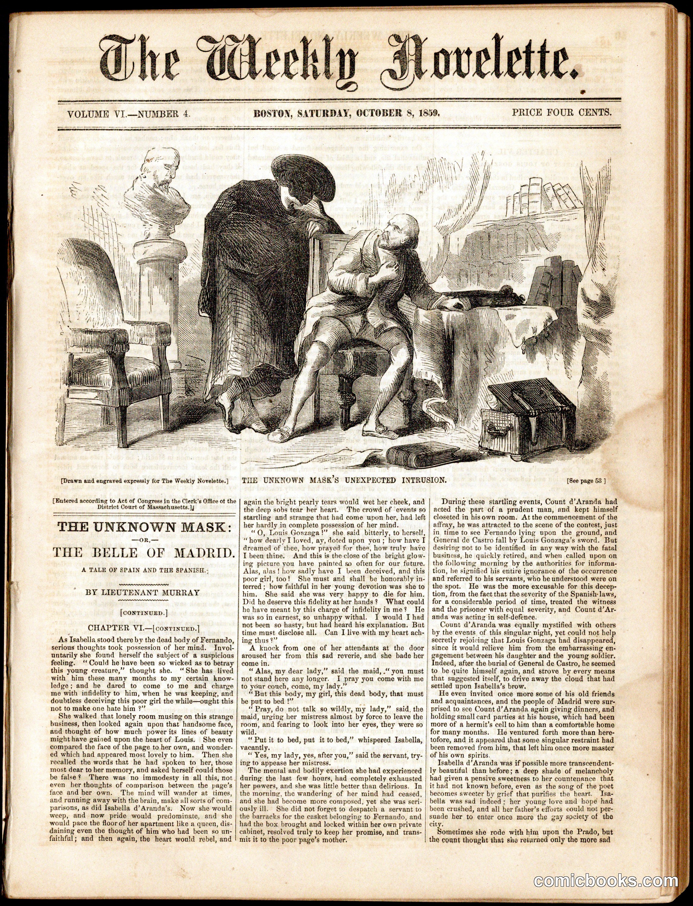 The Weekly Novelette: The Unknown Mask