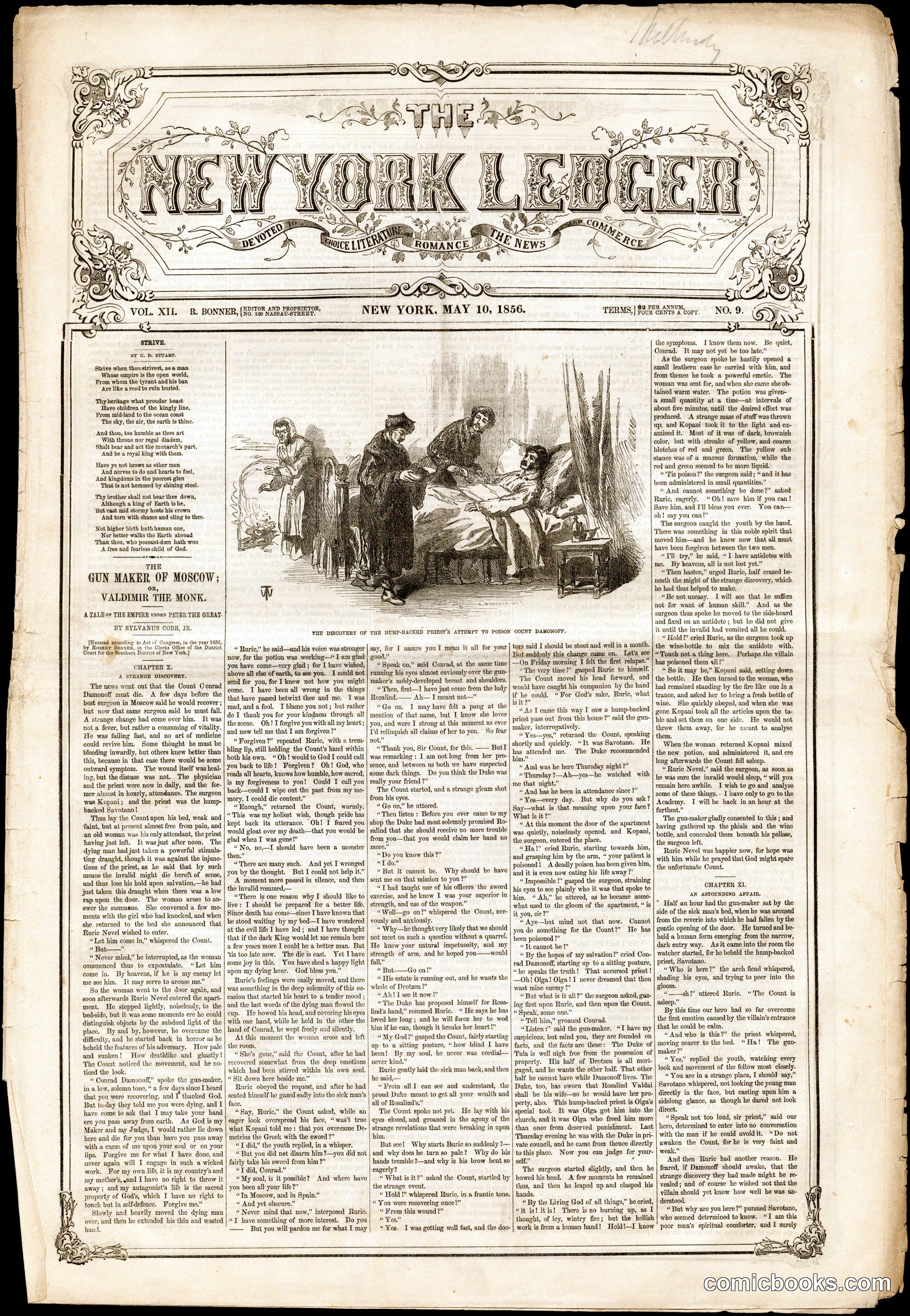 The New York Ledger, Vol. XII, No. 9
