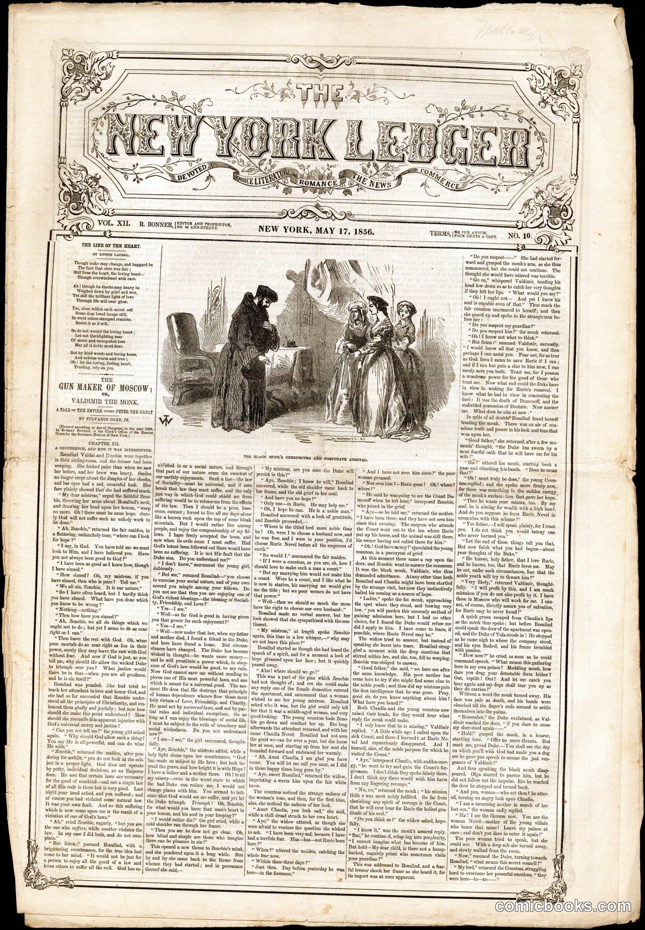 The New York Ledger, Vol. XII, No. 10