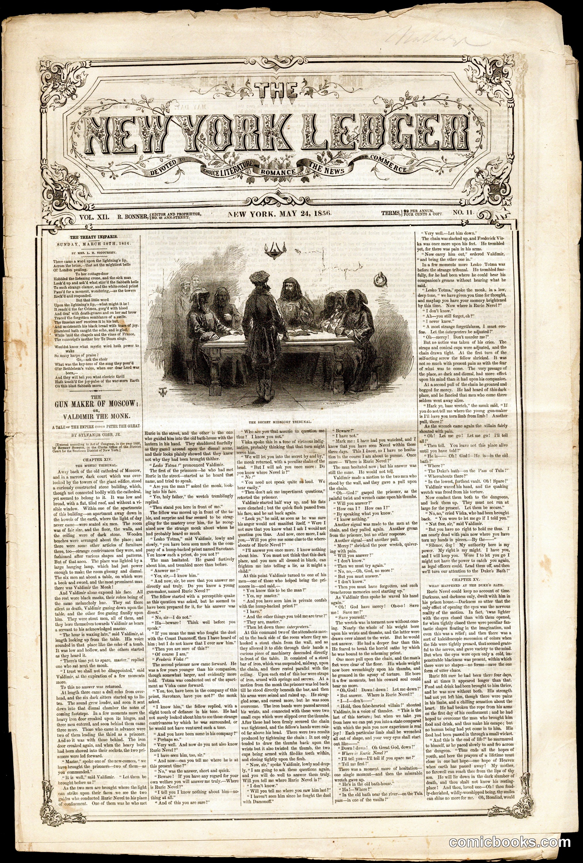 The New York Ledger, Vol. XII, No. 11