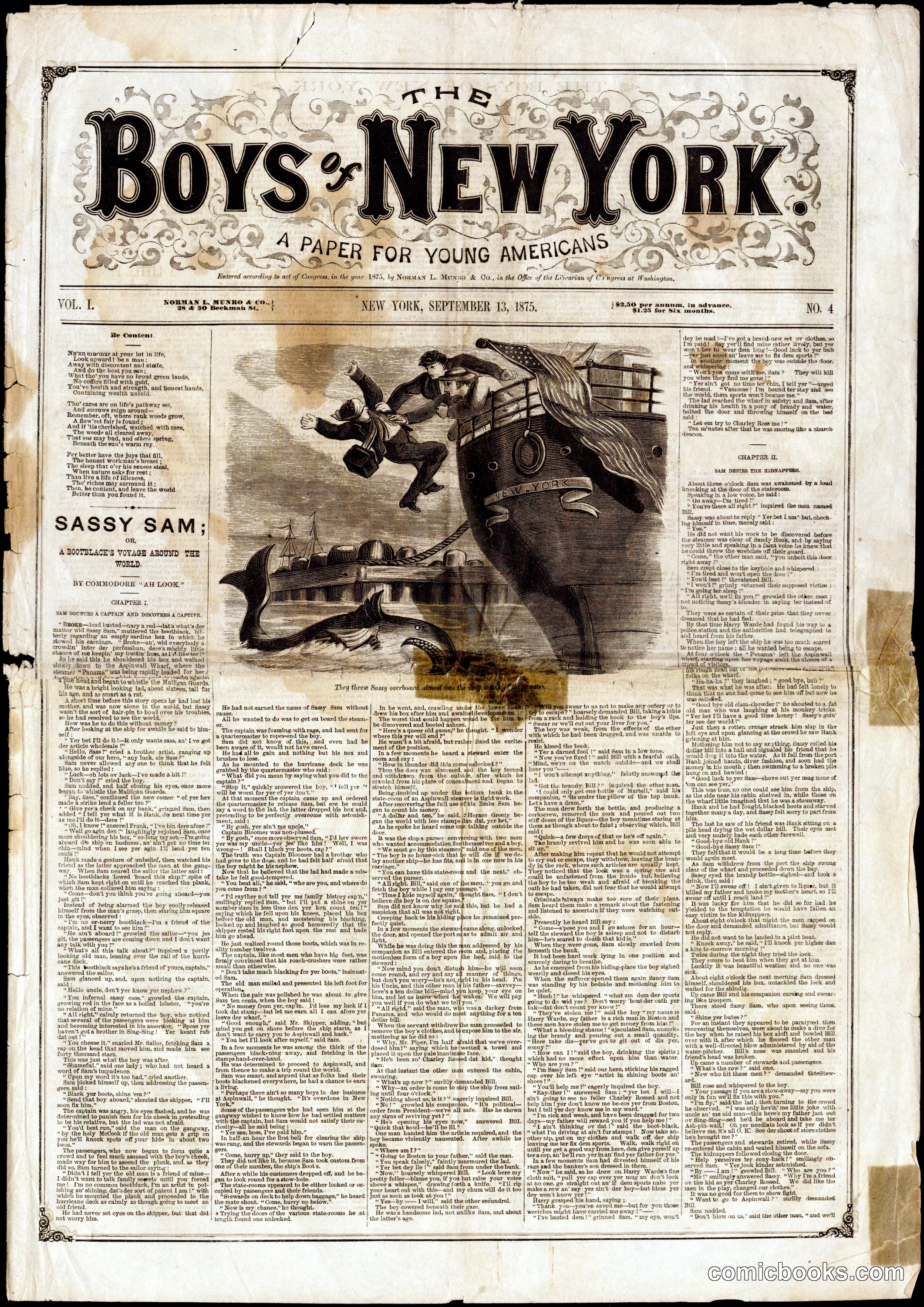 The Boys of New York, Vol. I, No. 4