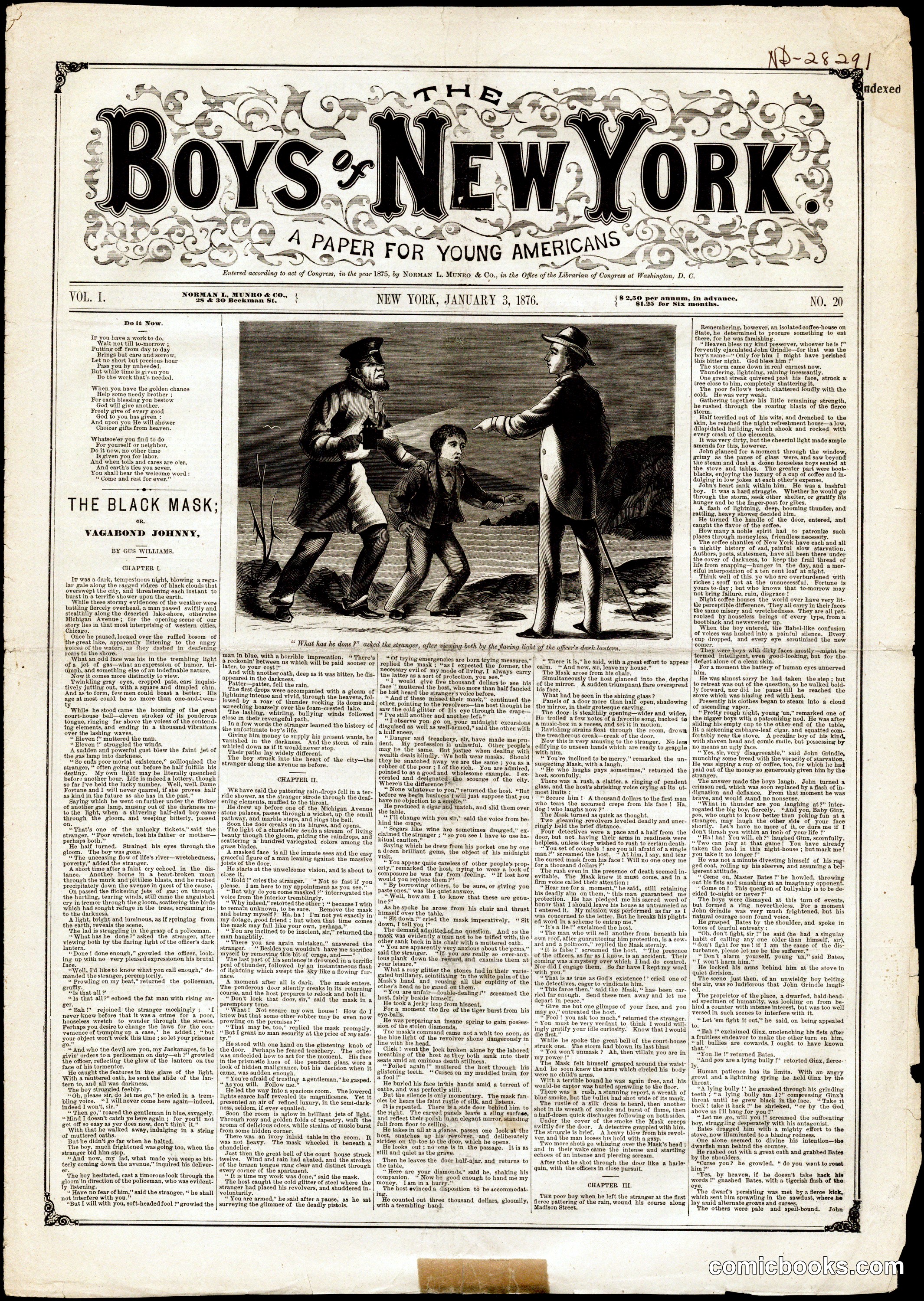 The Boys of New York, Vol. I, No. 20
