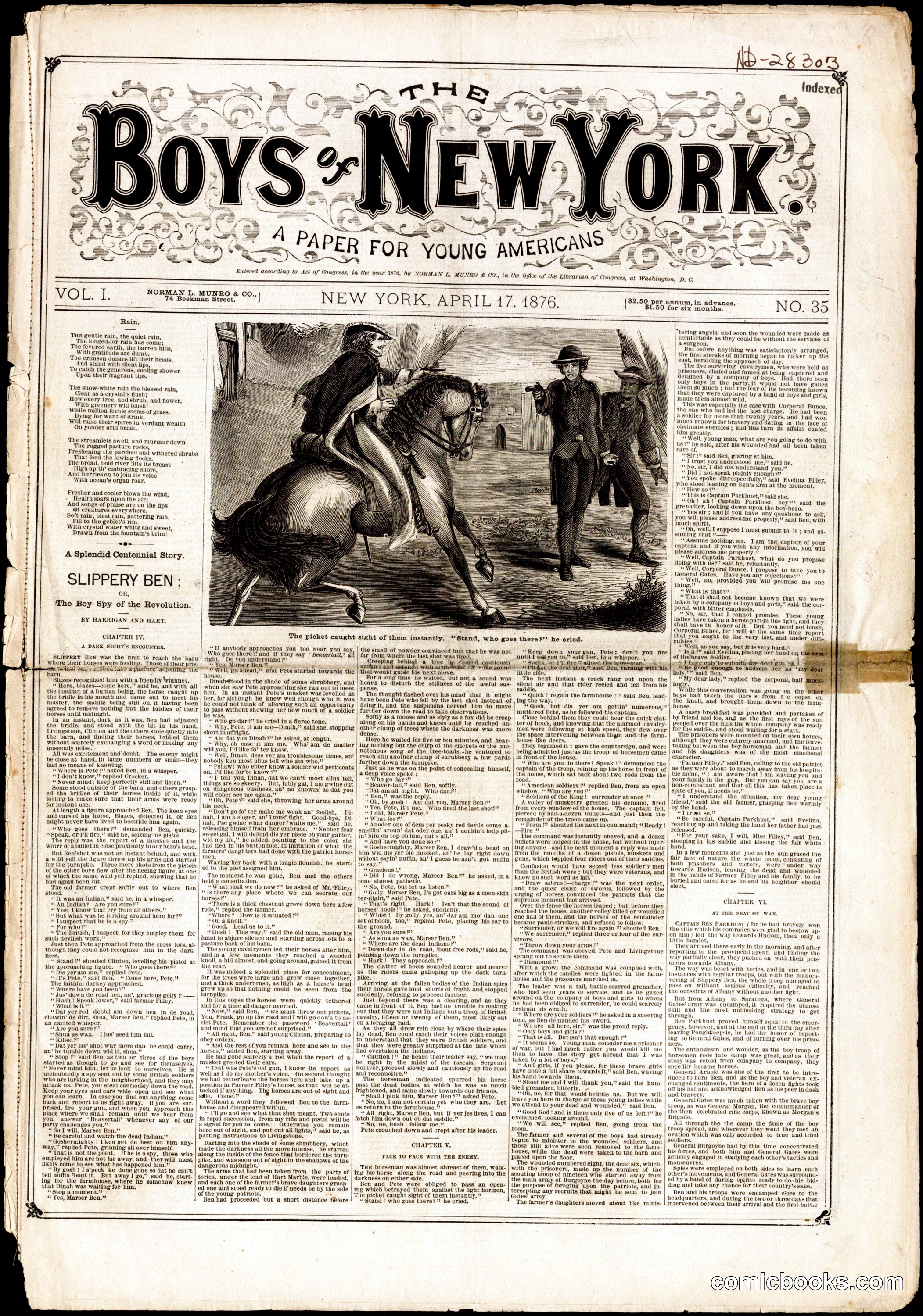 The Boys of New York, Vol. I, No. 35