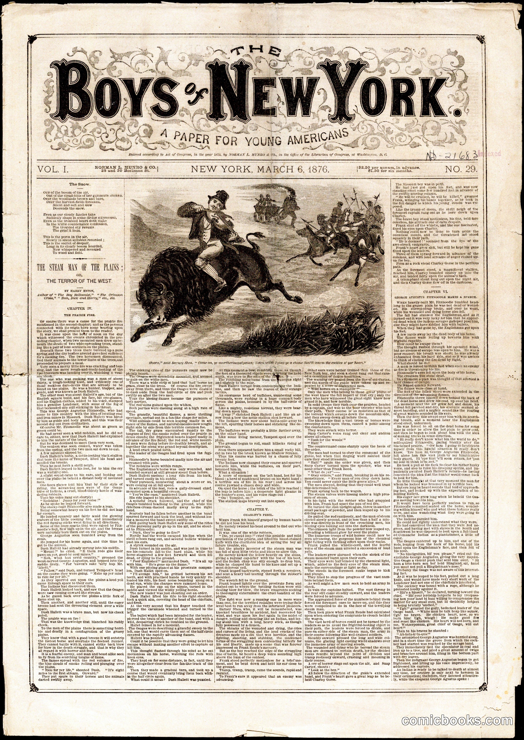 The Boys of New York (Vol. 1, No. 29)