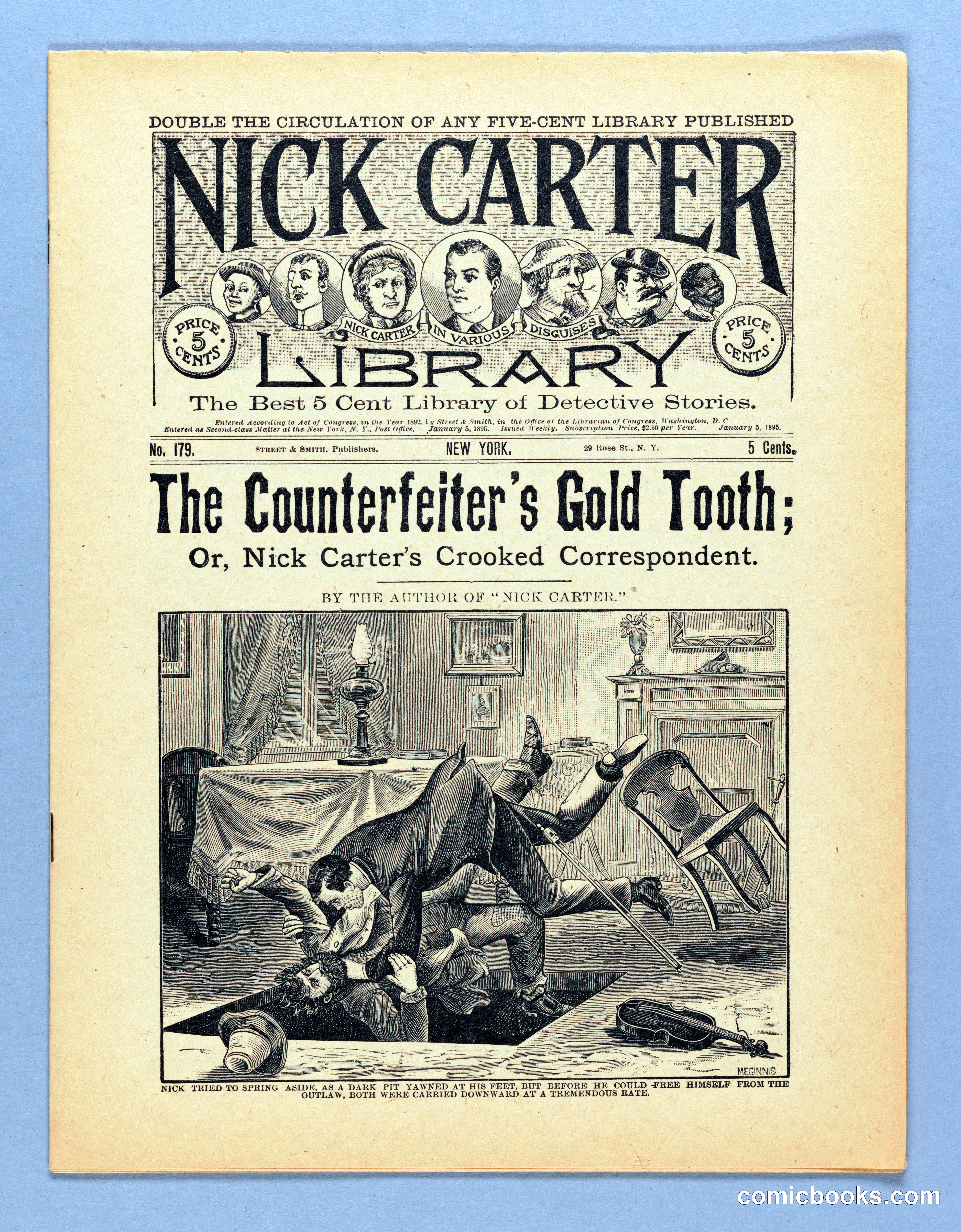 Nick Carter Library: The Counterfeiter's Gold Tooth