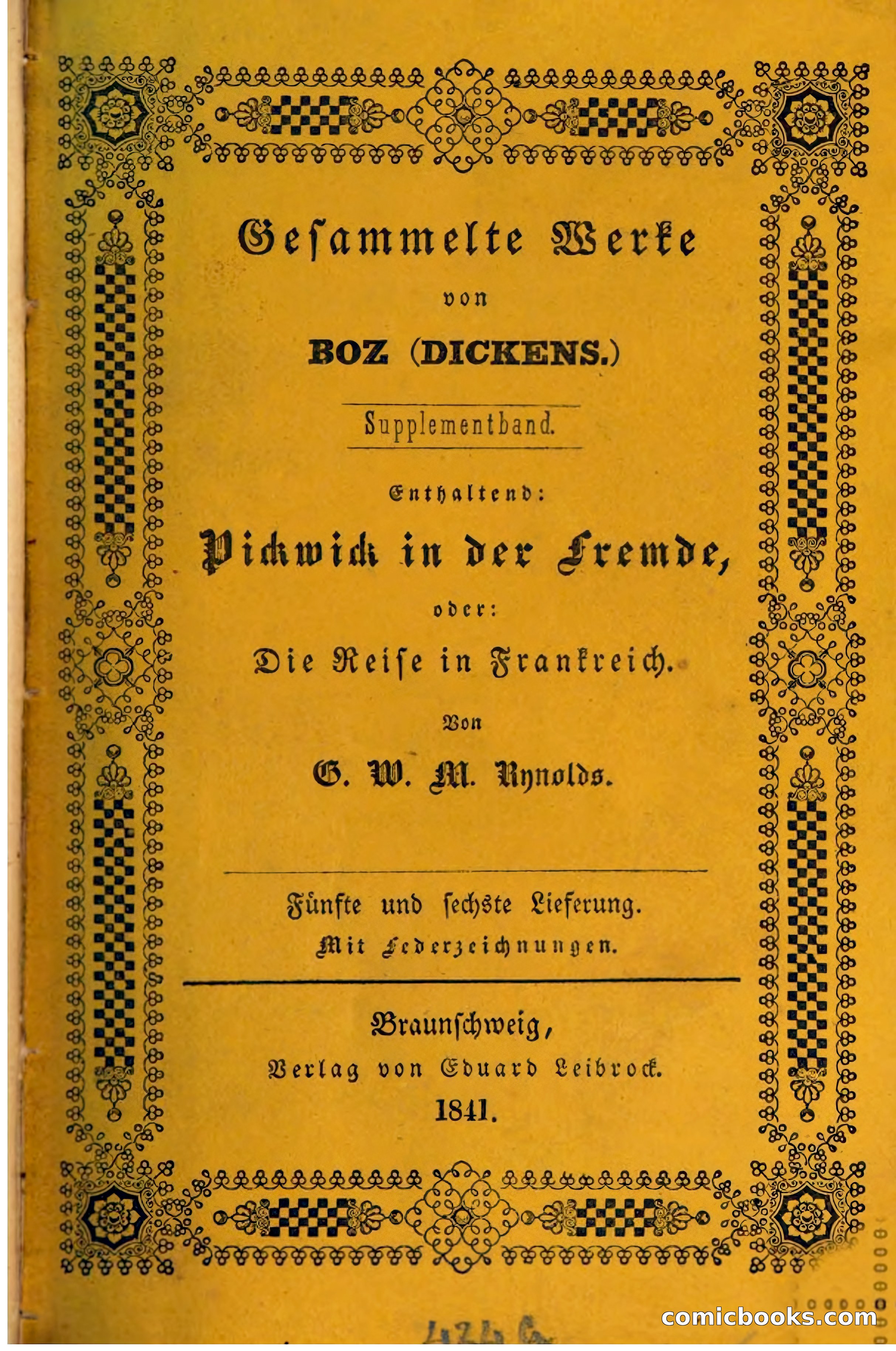 Pickwick in der Fremde (Pickwick Abroad)