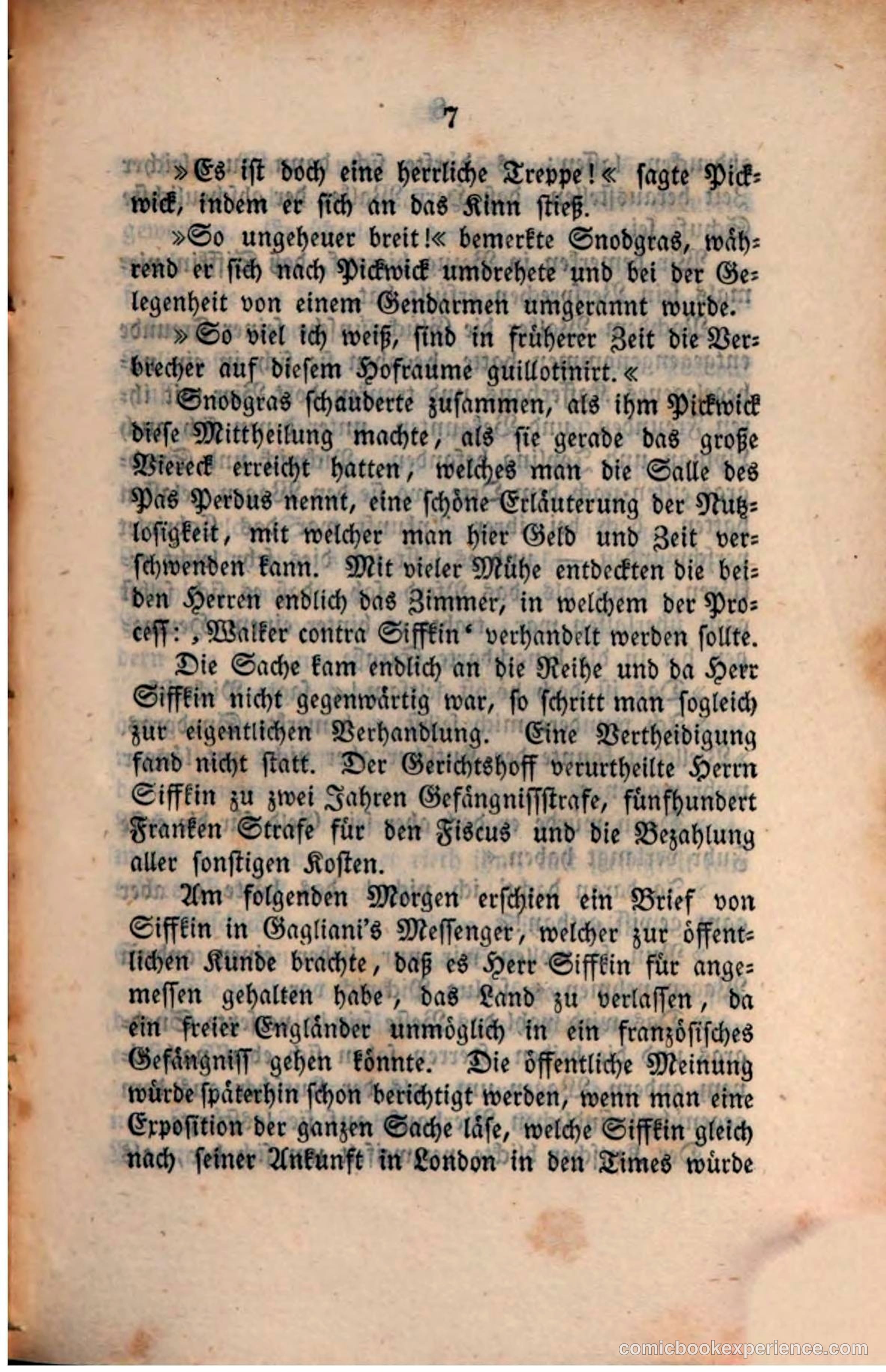 Pickwick in der Fremde (Pickwick Abroad) — page 9 of 281