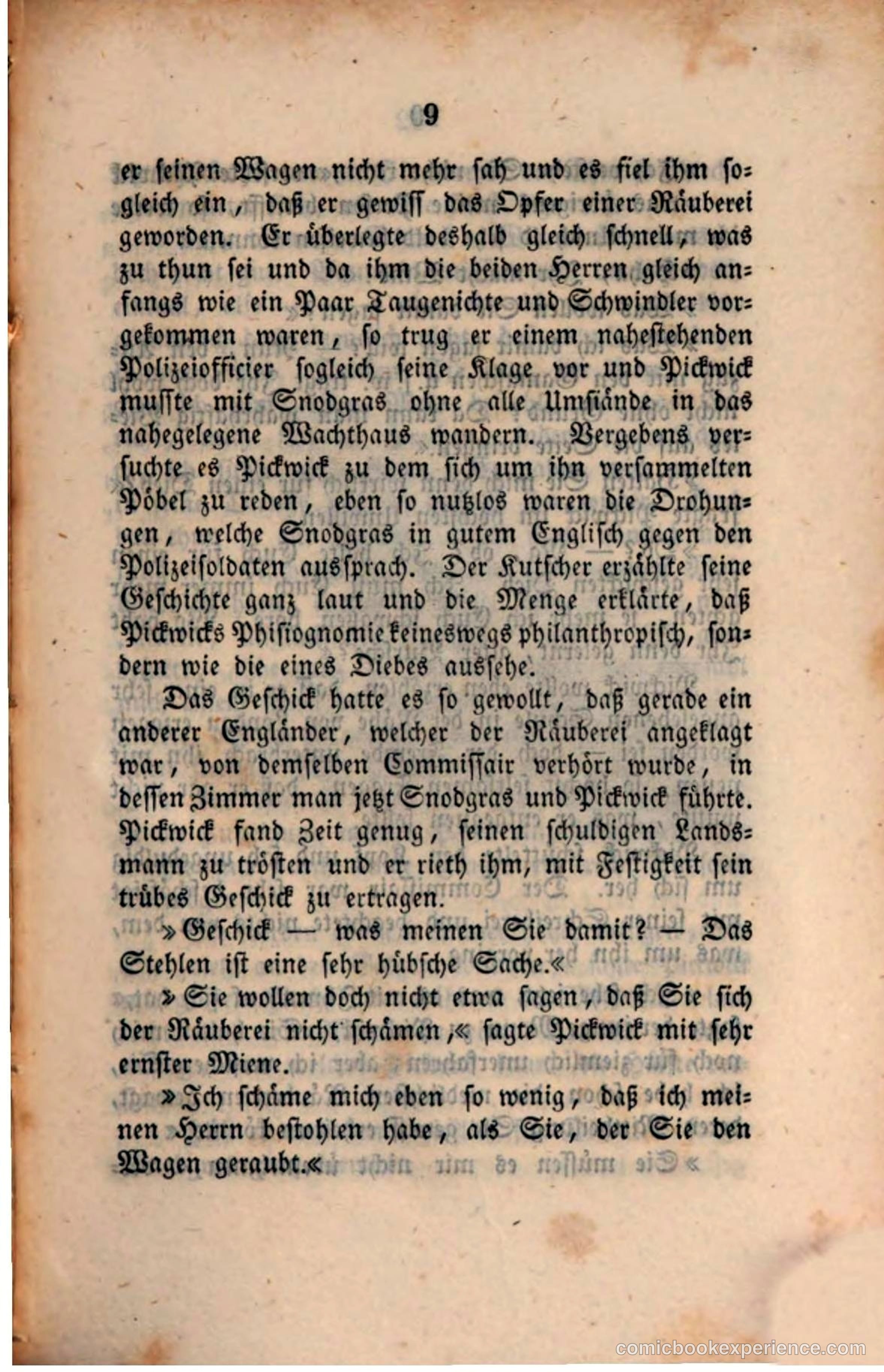 Pickwick in der Fremde (Pickwick Abroad) — page 11 of 281