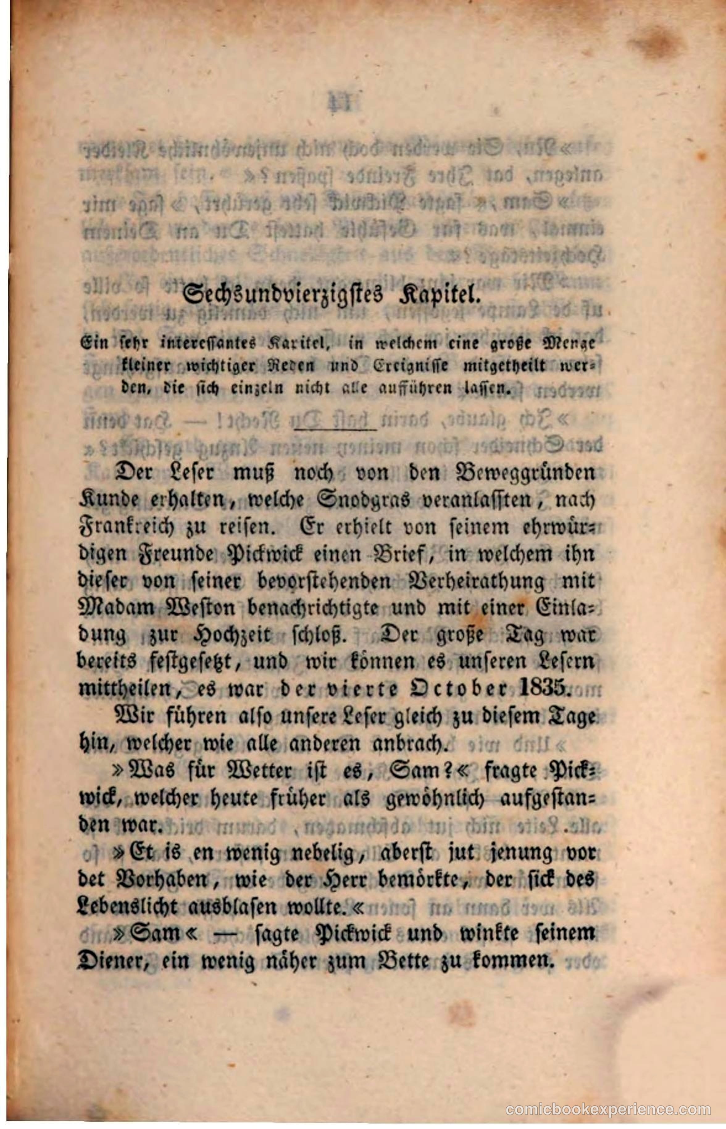 Pickwick in der Fremde (Pickwick Abroad) — page 15 of 281