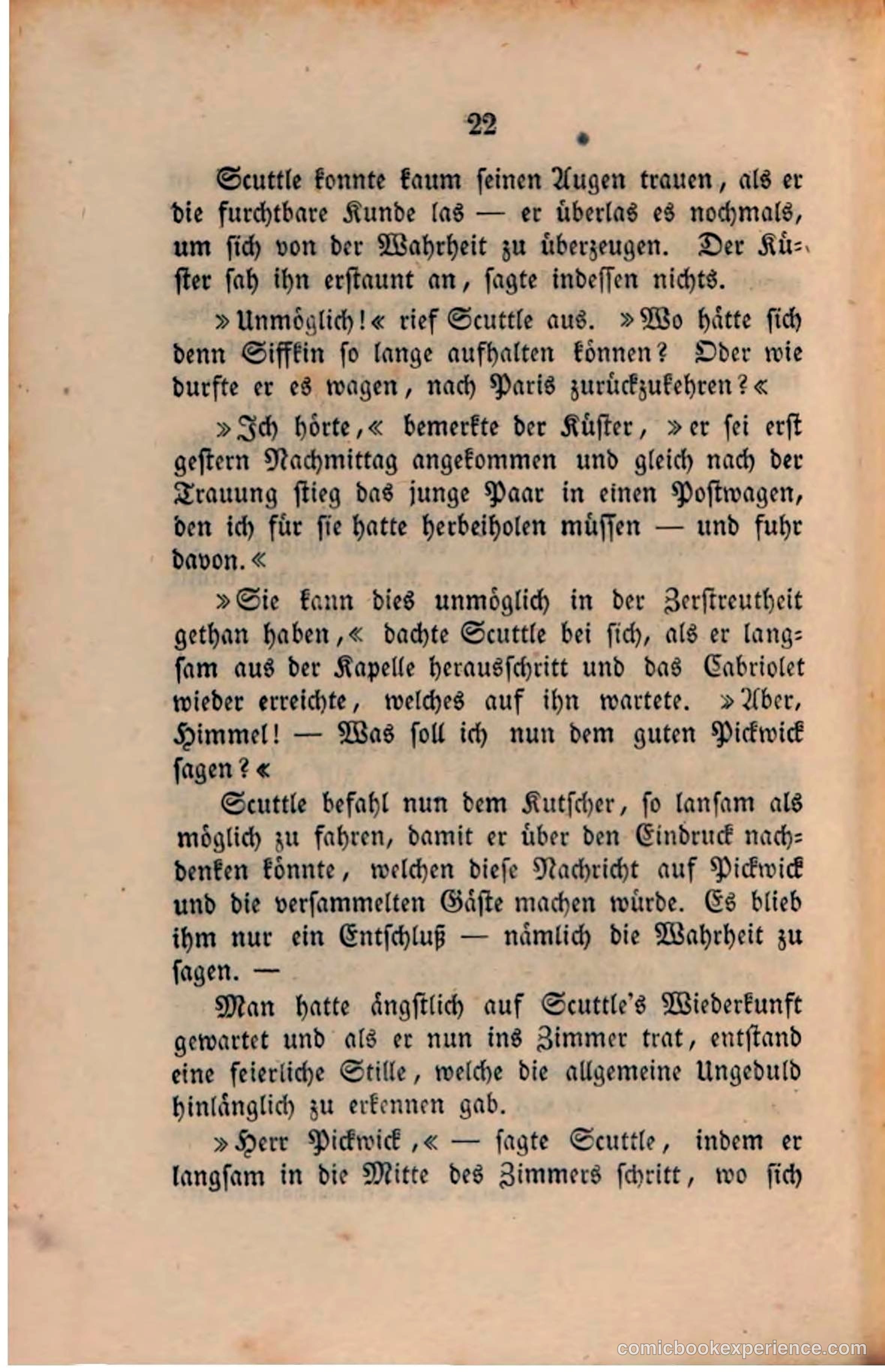 Pickwick in der Fremde (Pickwick Abroad) — page 24 of 281