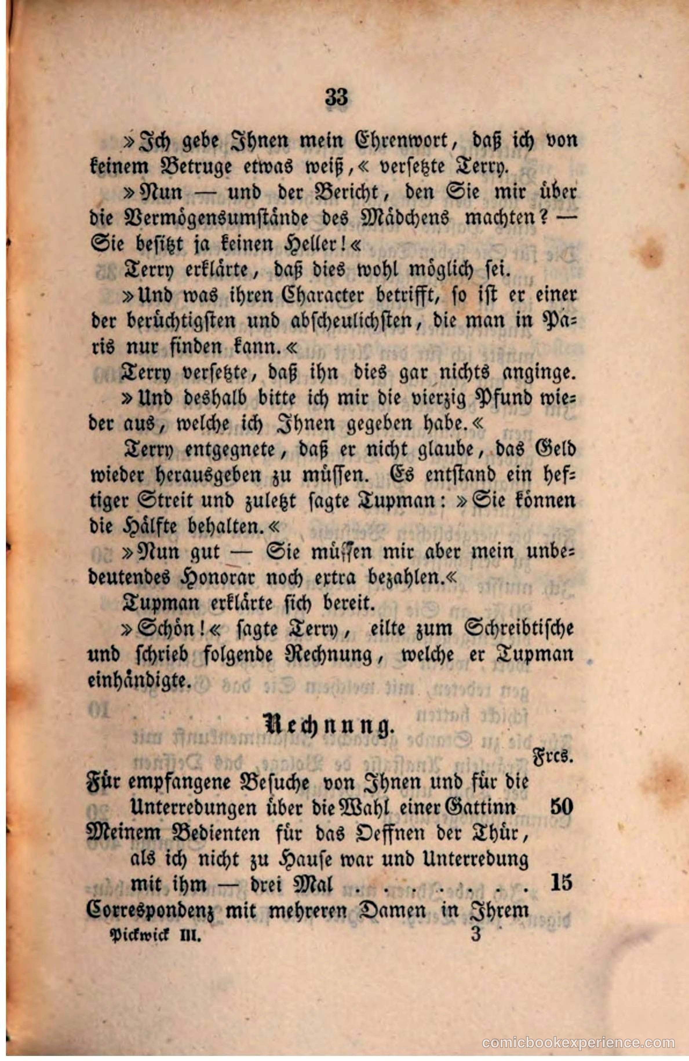 Pickwick in der Fremde (Pickwick Abroad) — page 35 of 281
