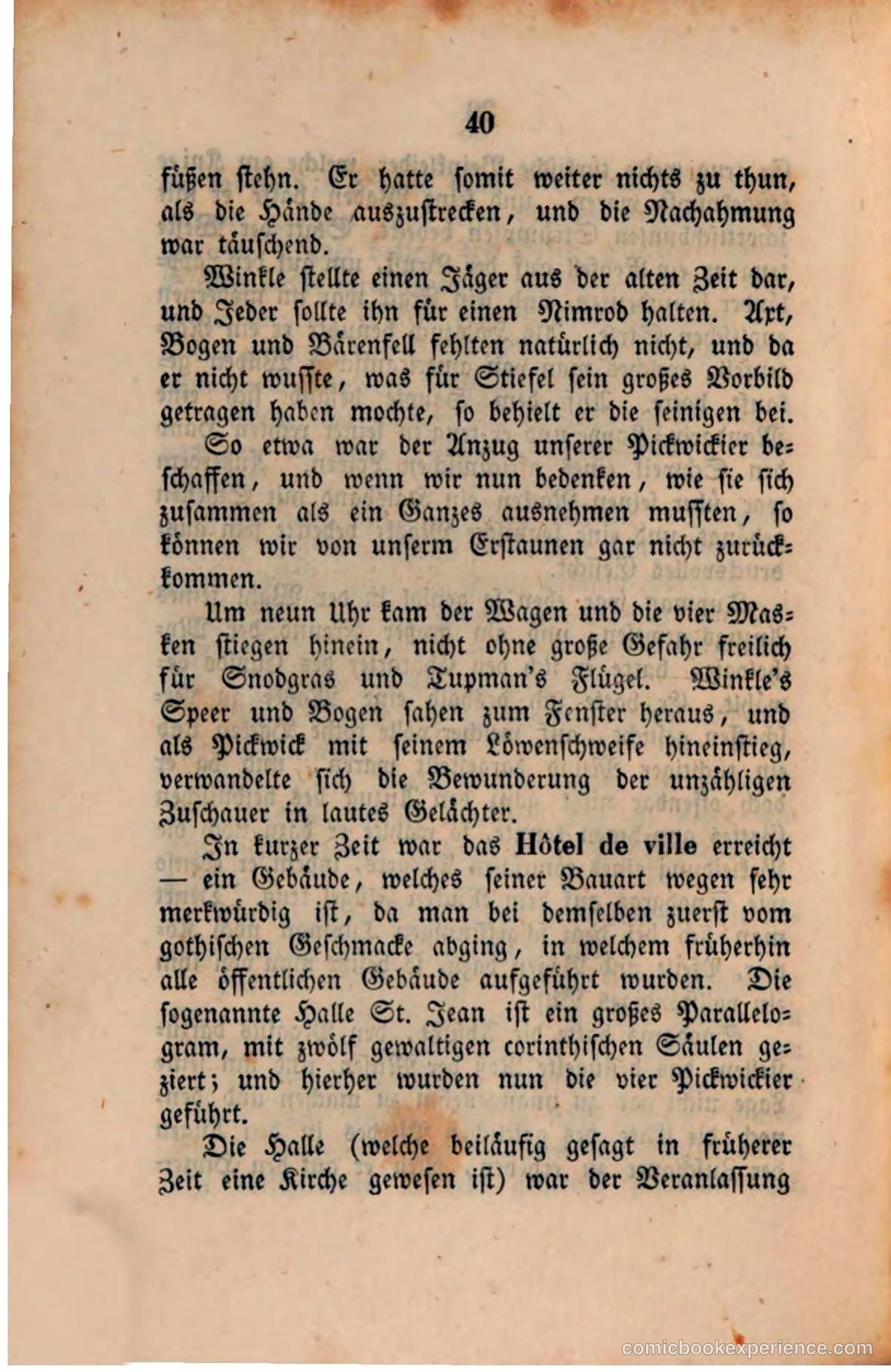 Pickwick in der Fremde (Pickwick Abroad) — page 42 of 281