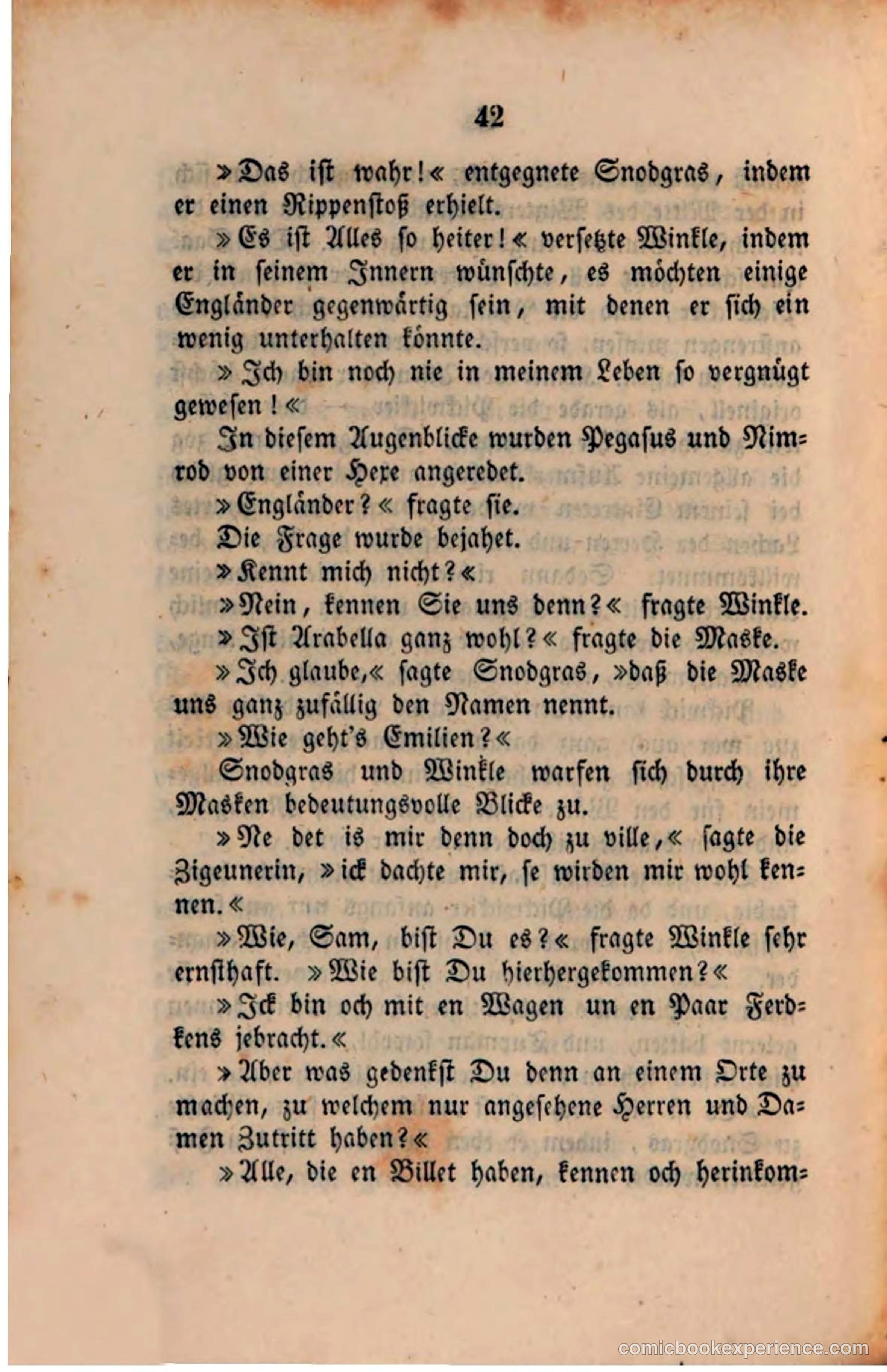 Pickwick in der Fremde (Pickwick Abroad) — page 44 of 281