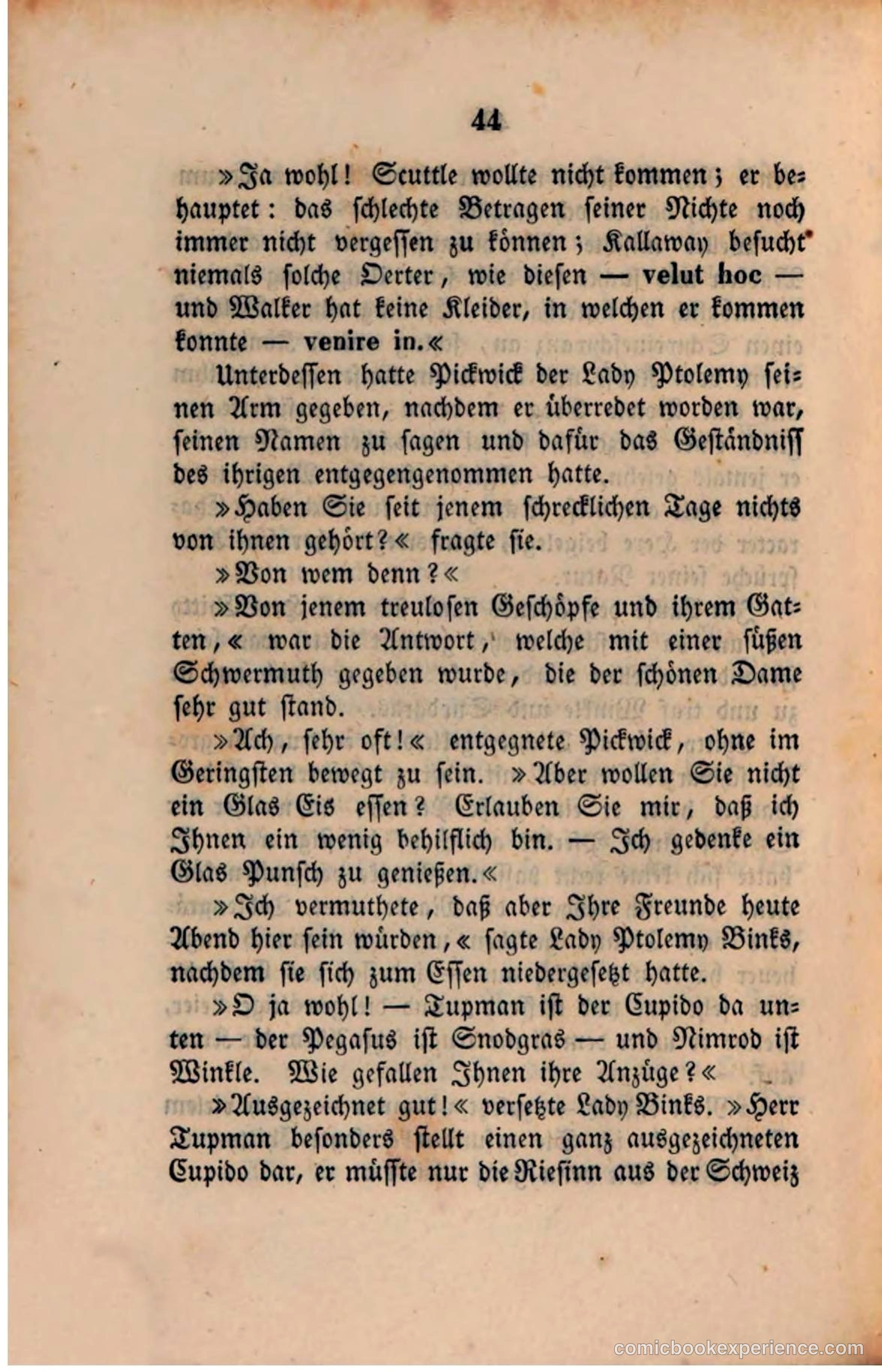 Pickwick in der Fremde (Pickwick Abroad) — page 46 of 281