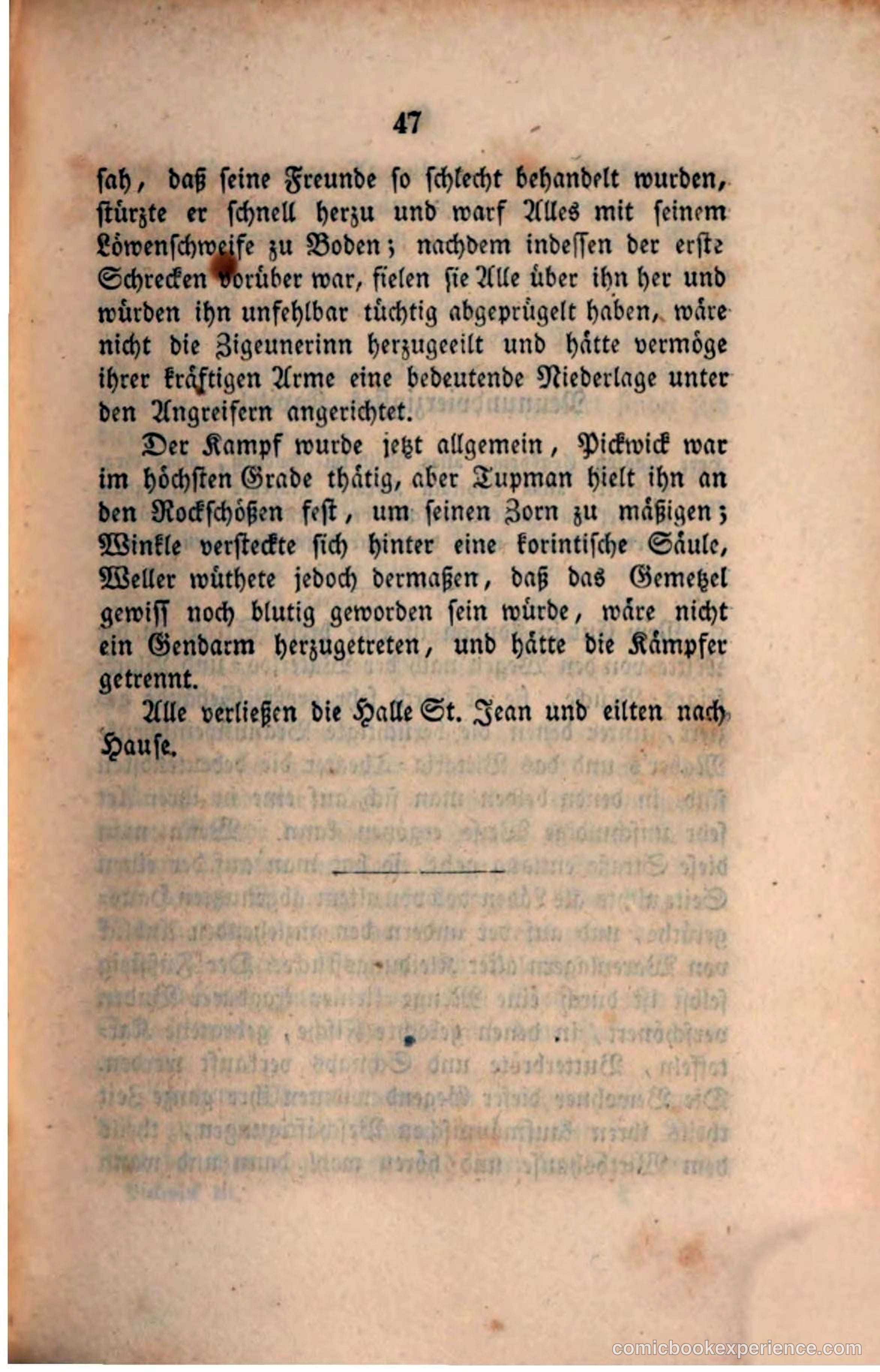 Pickwick in der Fremde (Pickwick Abroad) — page 49 of 281