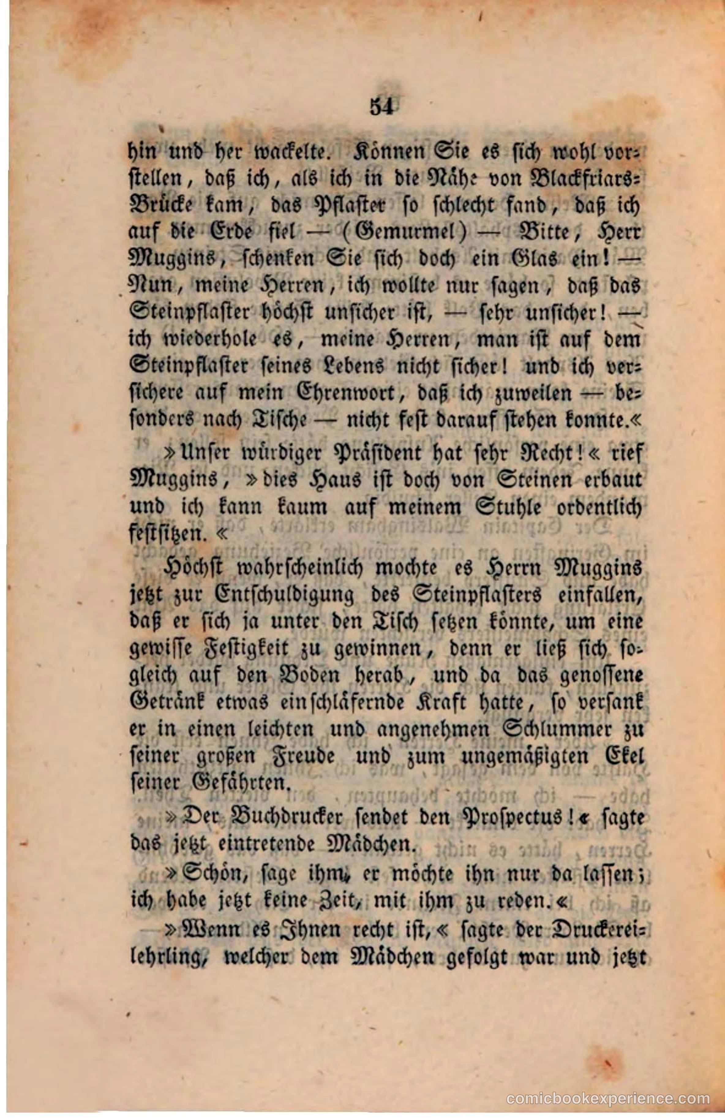 Pickwick in der Fremde (Pickwick Abroad) — page 56 of 281