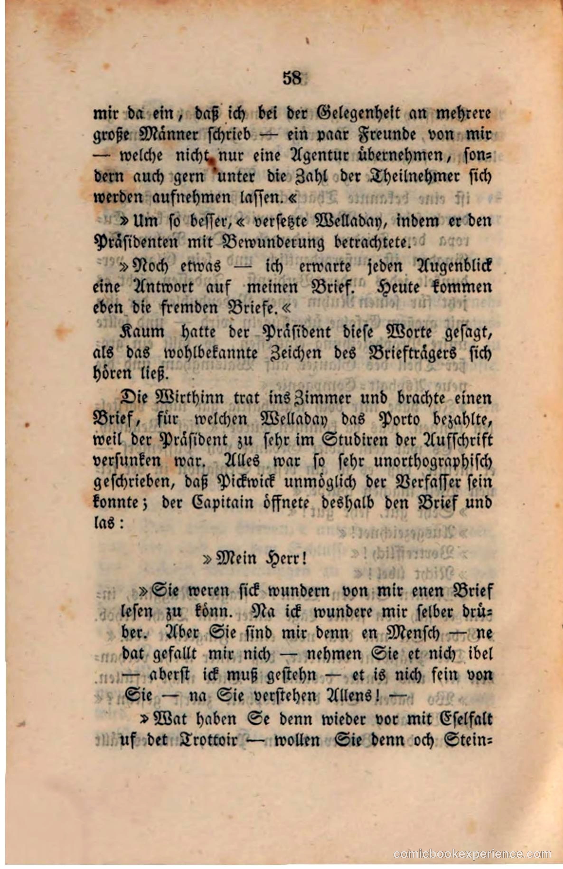 Pickwick in der Fremde (Pickwick Abroad) — page 60 of 281