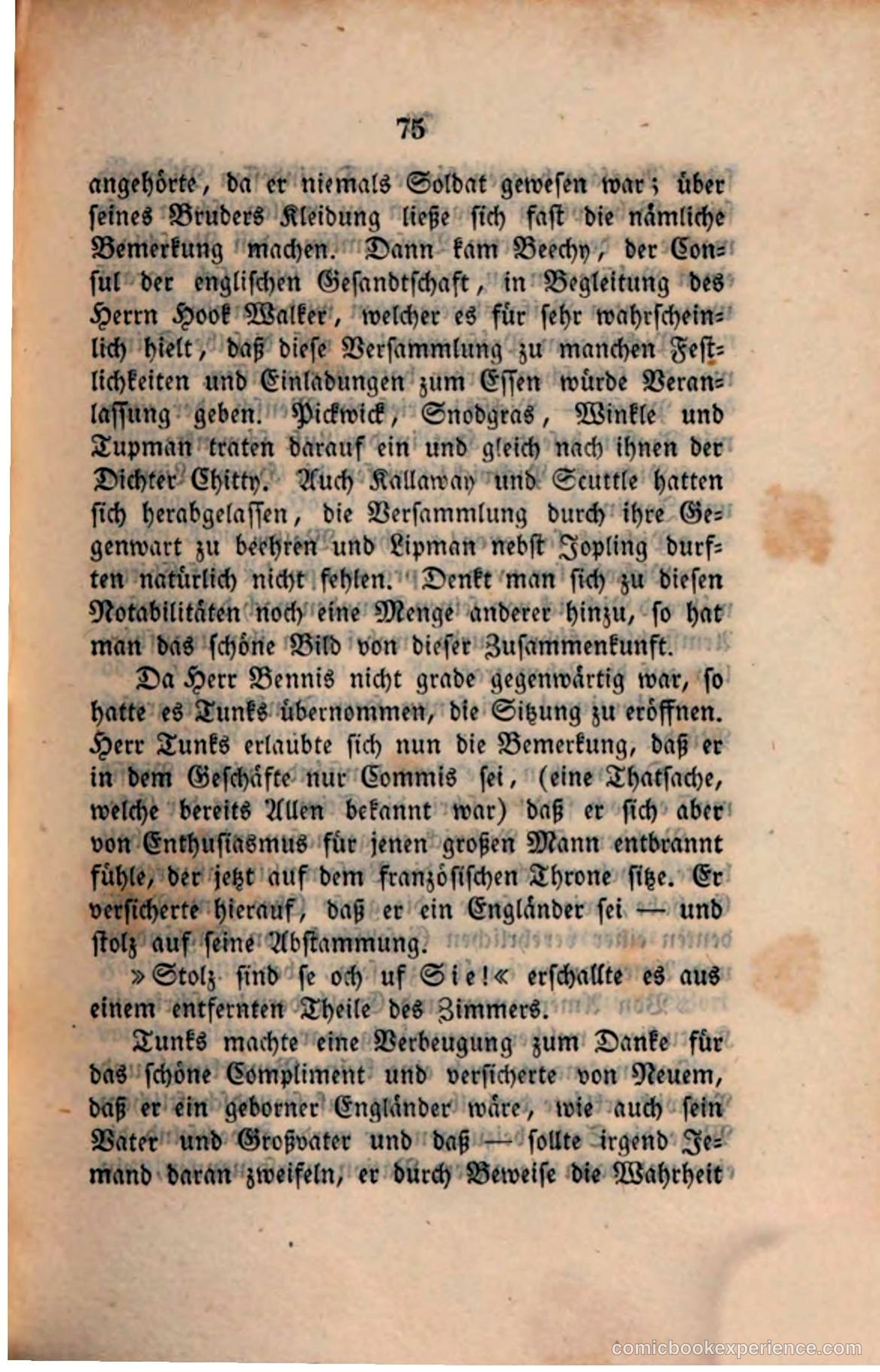 Pickwick in der Fremde (Pickwick Abroad) — page 77 of 281