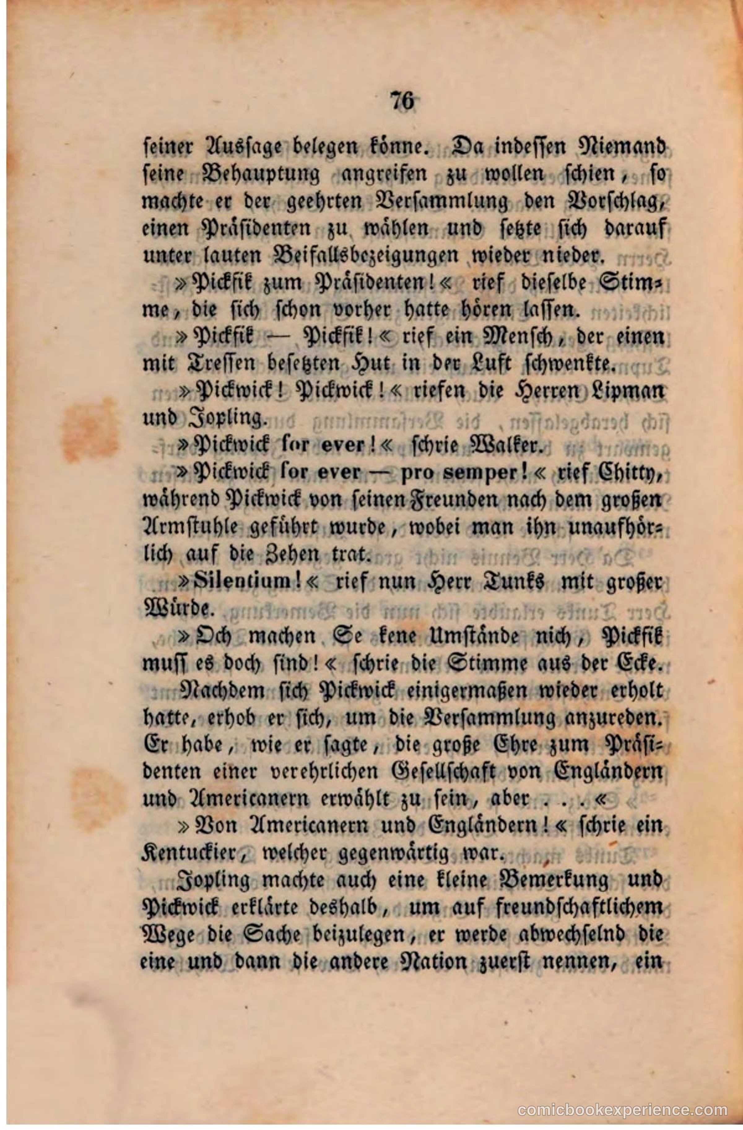 Pickwick in der Fremde (Pickwick Abroad) — page 78 of 281