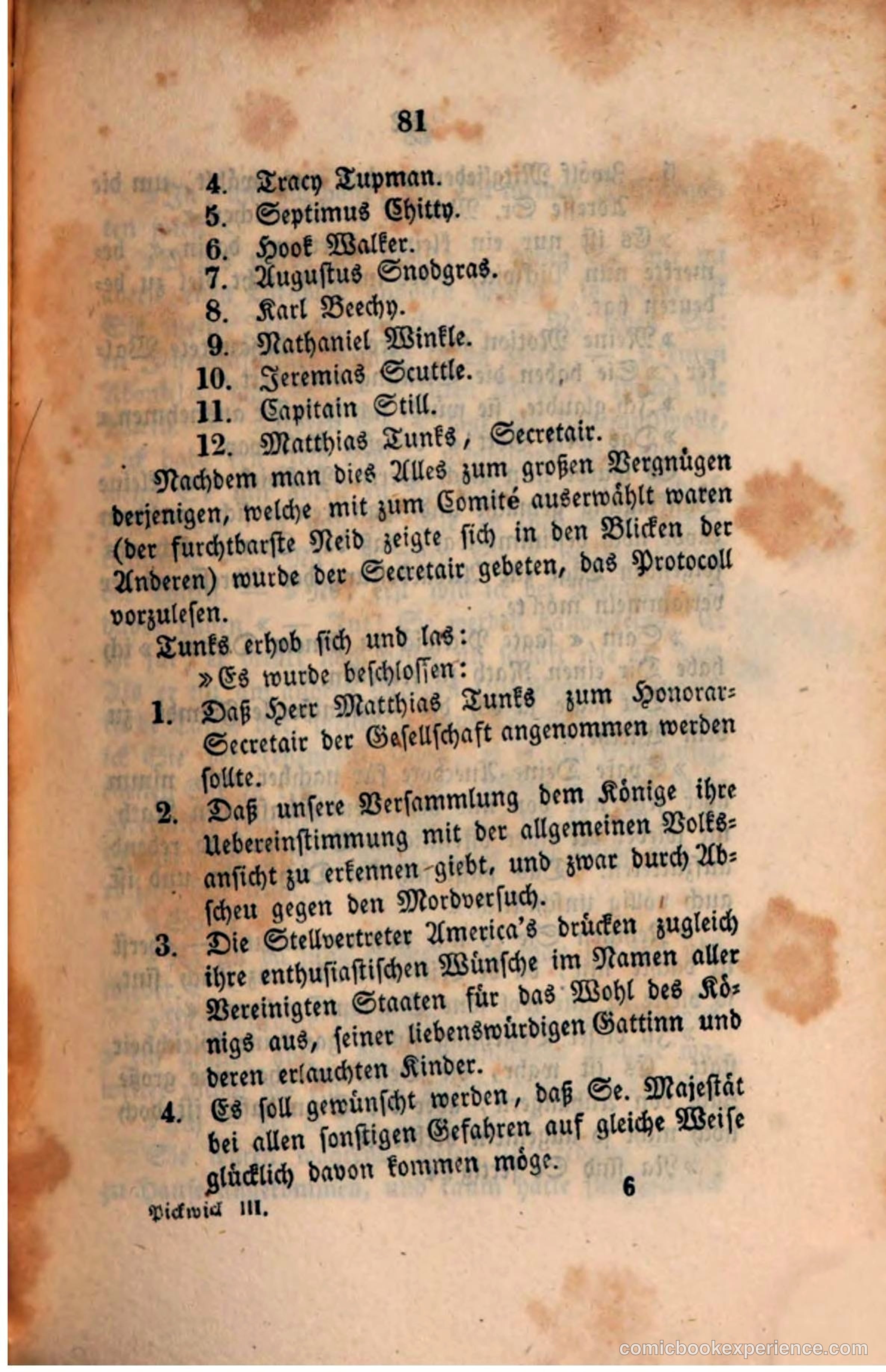 Pickwick in der Fremde (Pickwick Abroad) — page 85 of 281